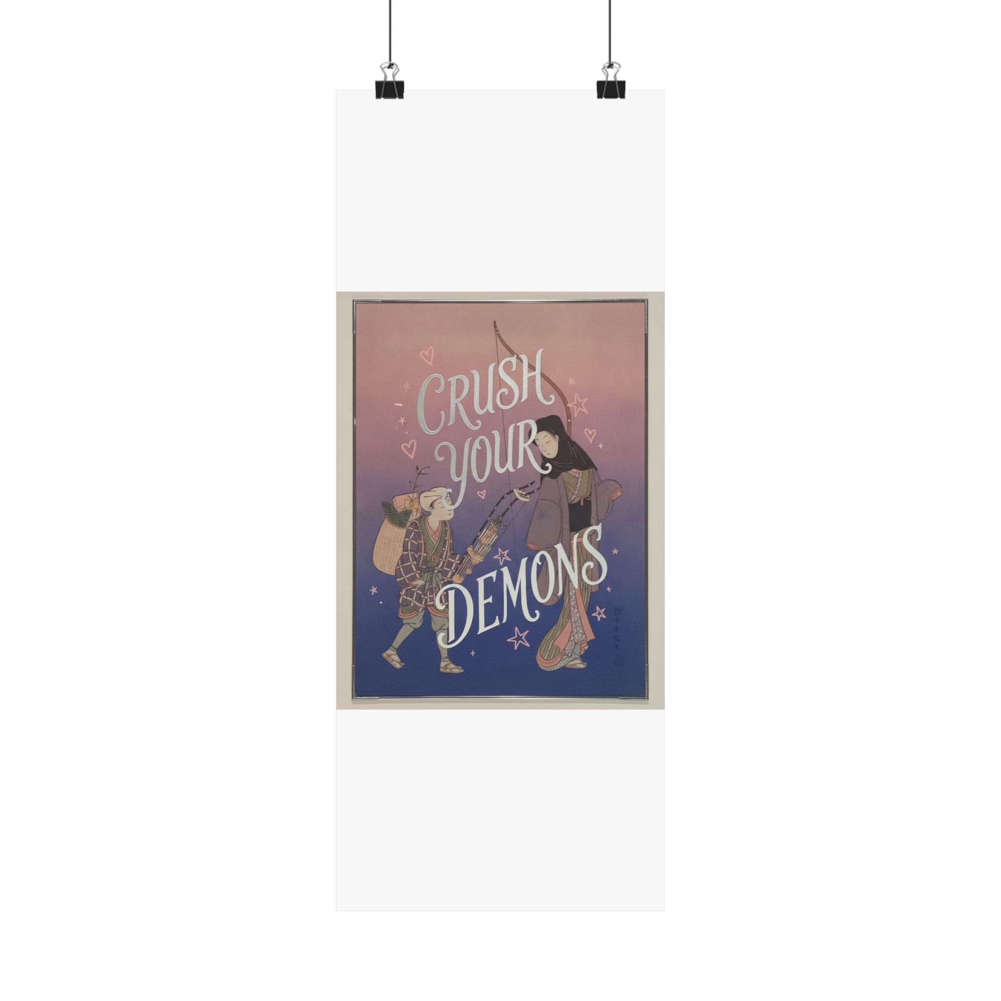 Affirmation — Demon-Crushing Bow — Matte Poster