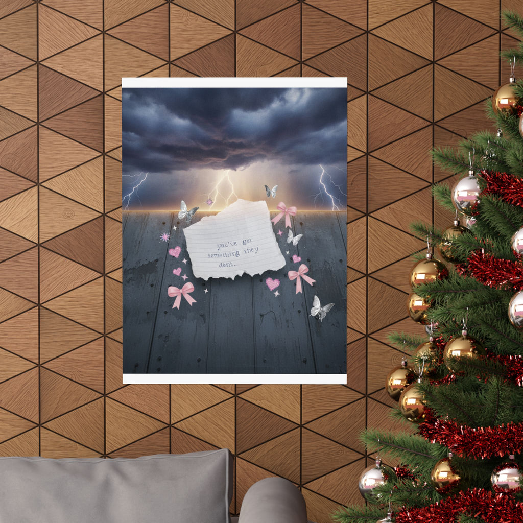 Dramatic Storm — Note — Matte Poster