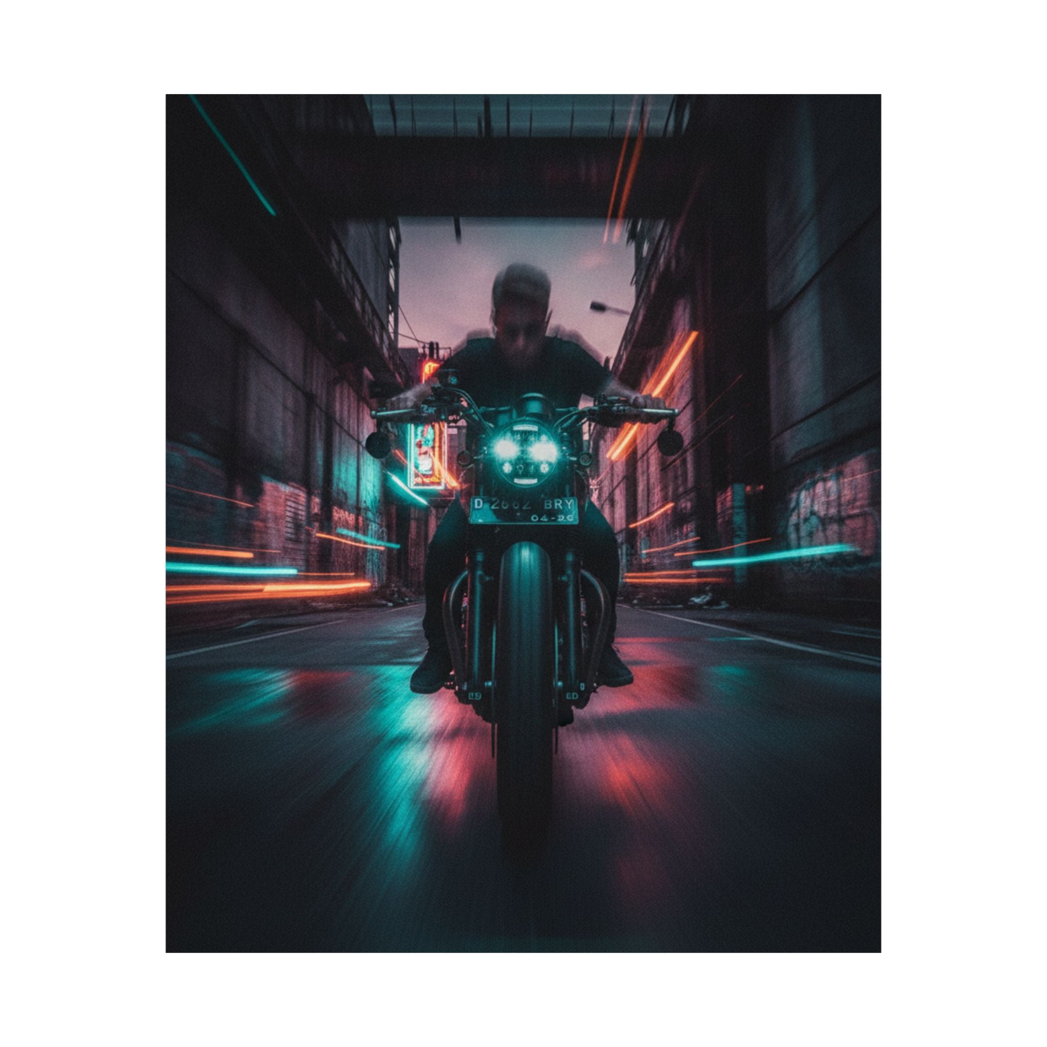 Fast Furious — Motorcycle — Matte Poster