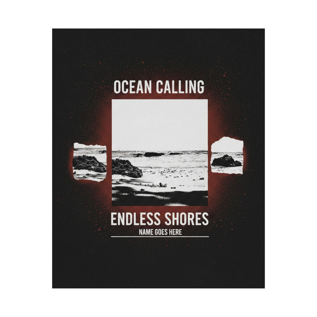 Streetwear Collage — Beach — Matte Poster
