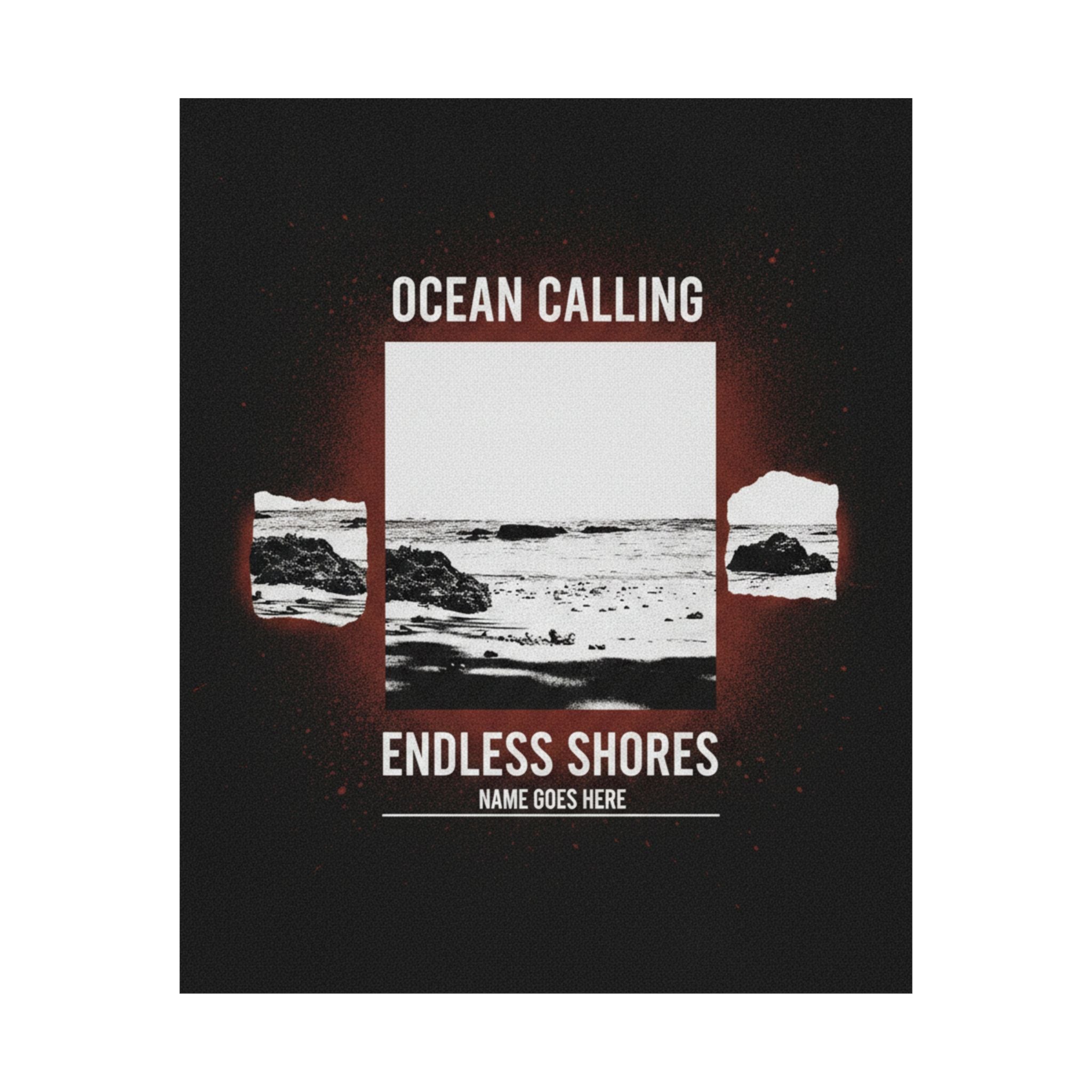 Streetwear Collage — Beach — Matte Poster