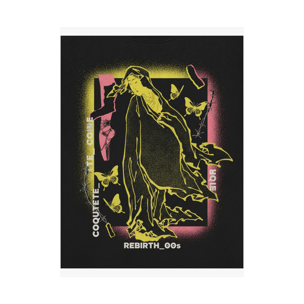 Streetwear Collage — Onna No Daruma — Matte Poster