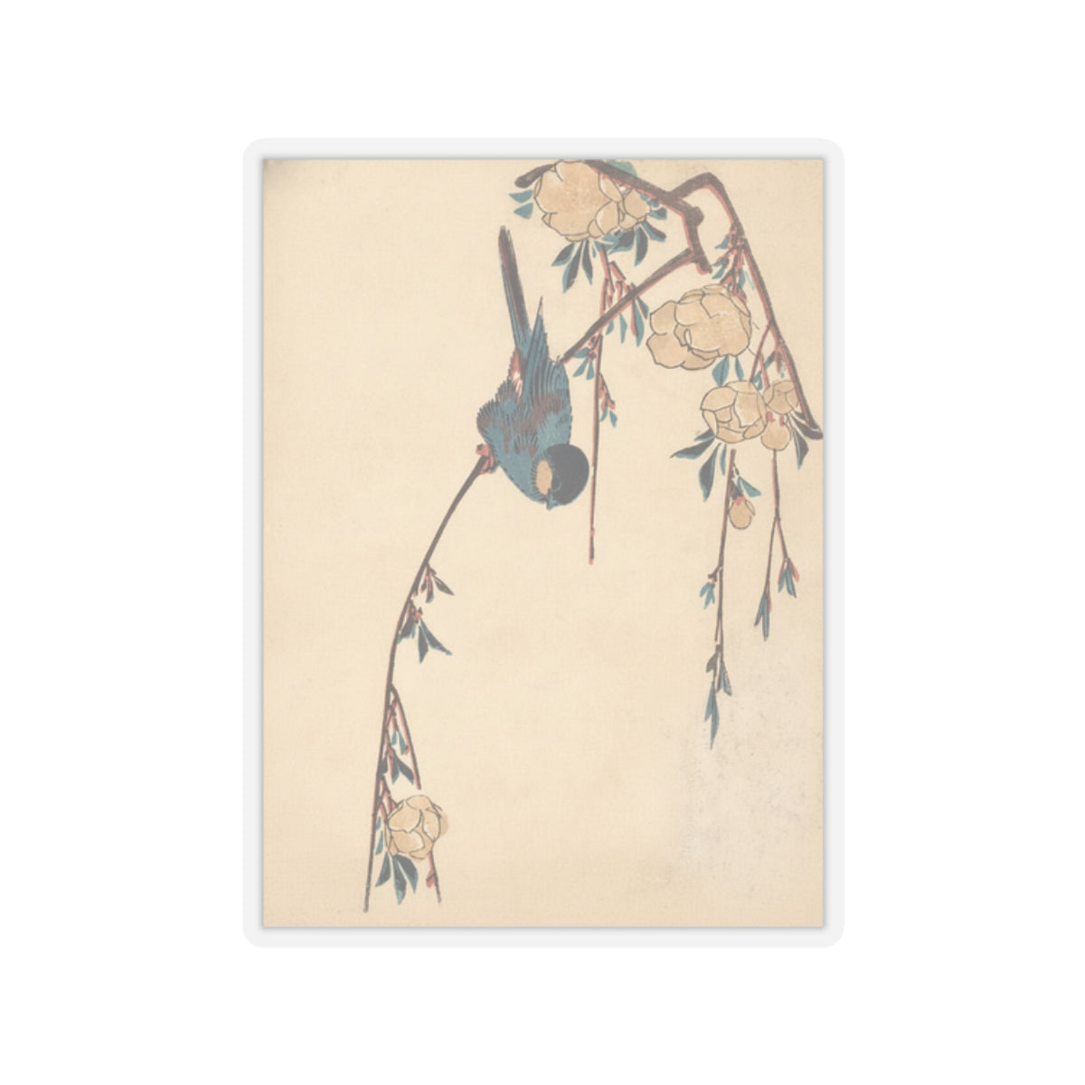 Botanical — Weeping Cherry — Kiss-Cut Sticker