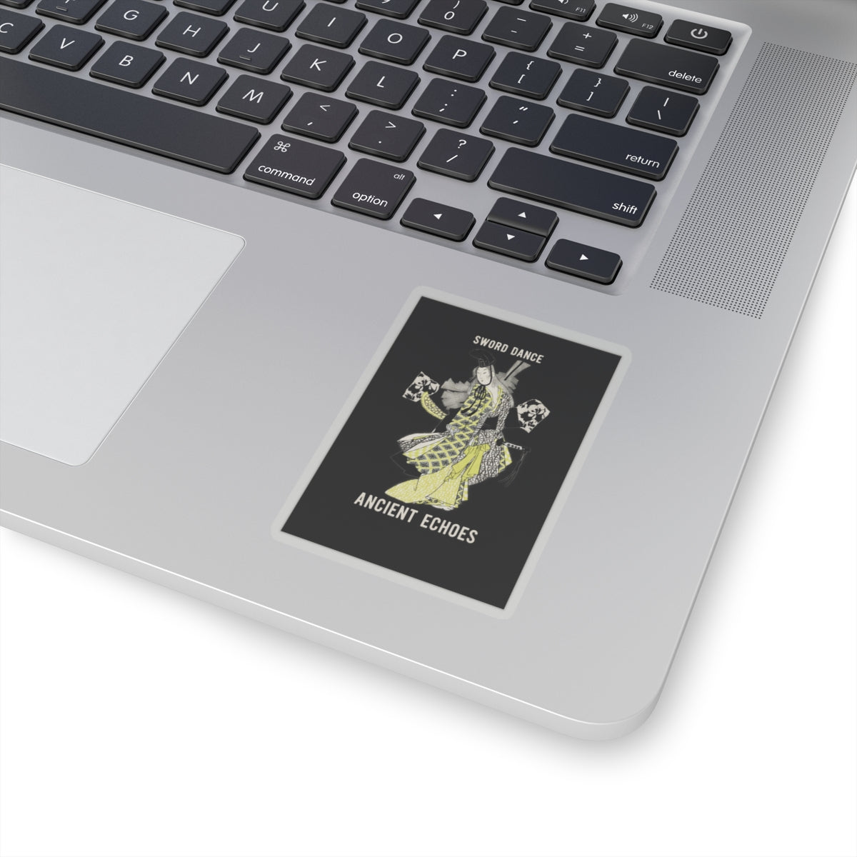 Streetwear Collage — Dancing Girl Wearing A Sword — Kiss-Cut Sticker