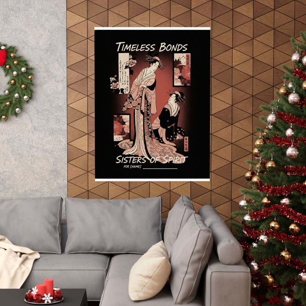 Streetwear Collage — Courtesan And Her Maid — Matte Poster