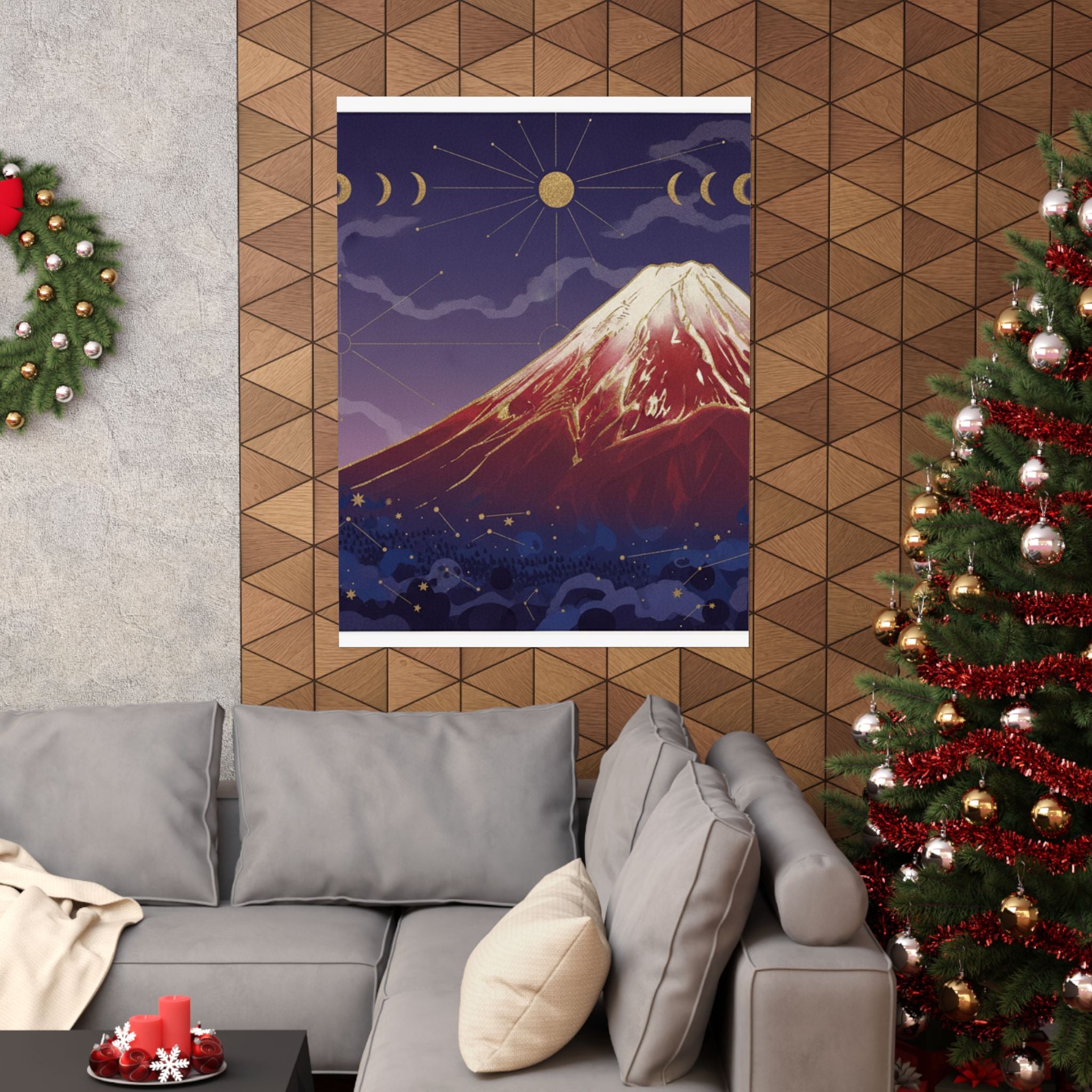 Celestial — South Wind, Clear Sky (Gaifū Kaisei), Also Known As Red Fuji, From The Series Th — Matte Poster