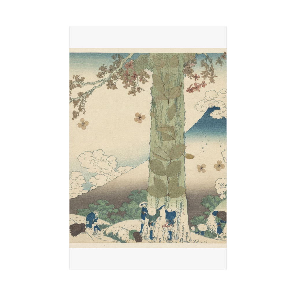 Botanical — Mishima Pass In Kai Province (Kōshū Mishima Goe), From The Series Thirty-Six Vie — Matte Poster