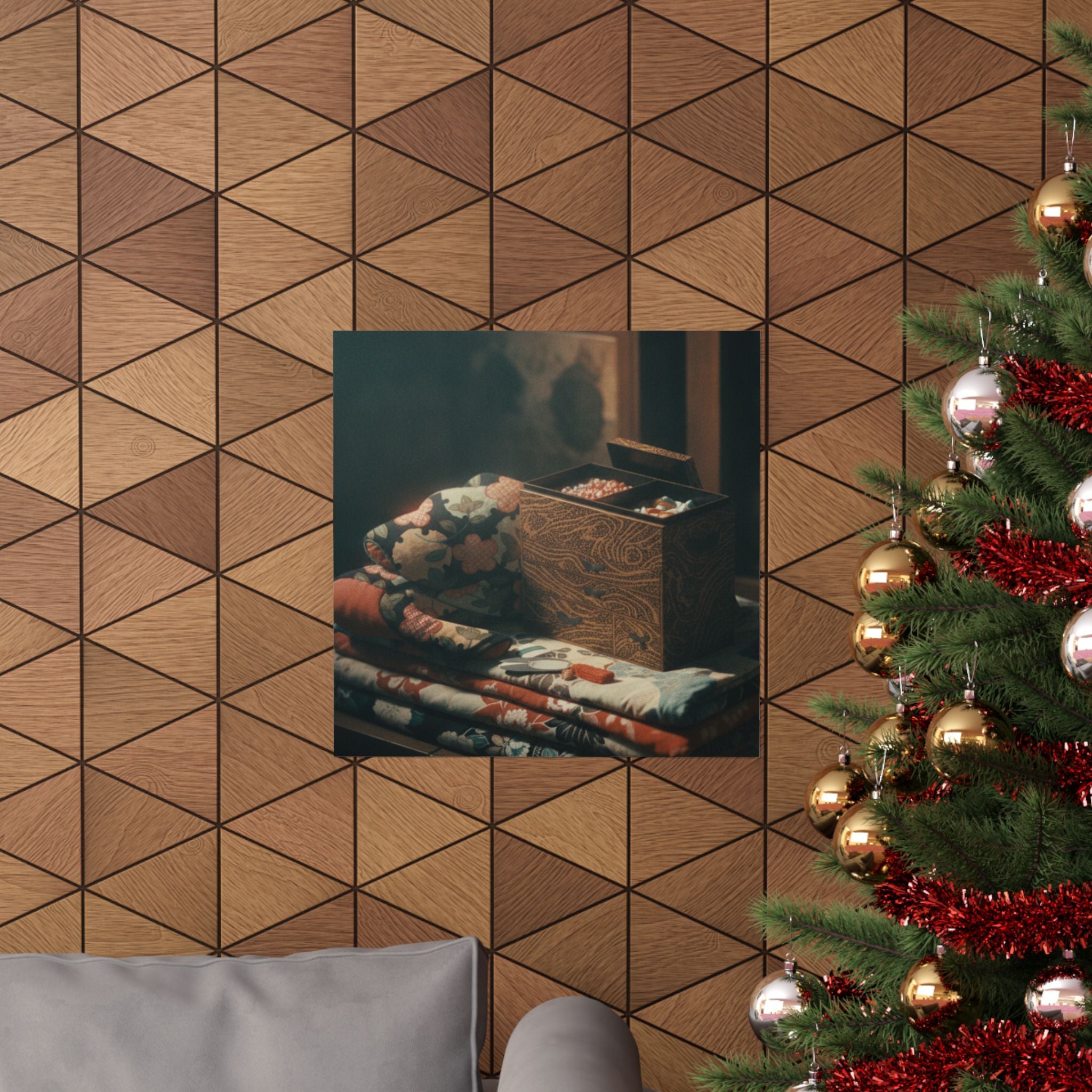 Cinematic — Lady'S Work-Box And Bed Clothing — Matte Poster