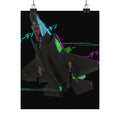 Glitch Culture — Plane — Matte Poster