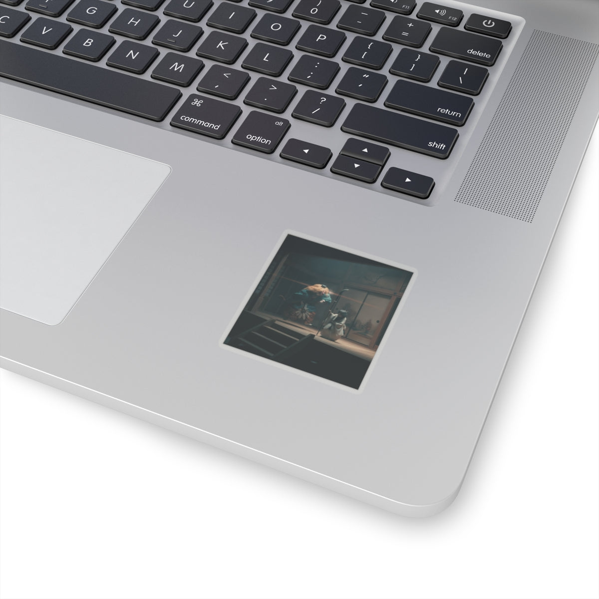 Cinematic — Scene From Noh Dance — Kiss-Cut Sticker