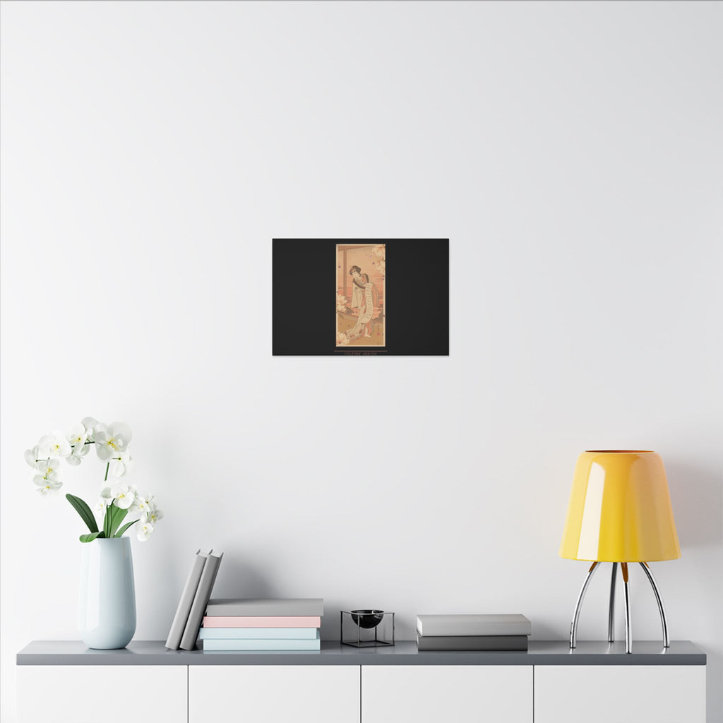 STREET CERTIFIED | The Second Yamashito Kinsaku As A Courtesan Standing In A Room — Matte Canvas