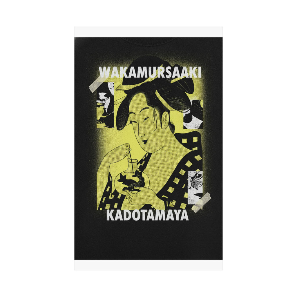 Streetwear Collage — Wakamurasaki Of The Kadotamaya — Matte Poster