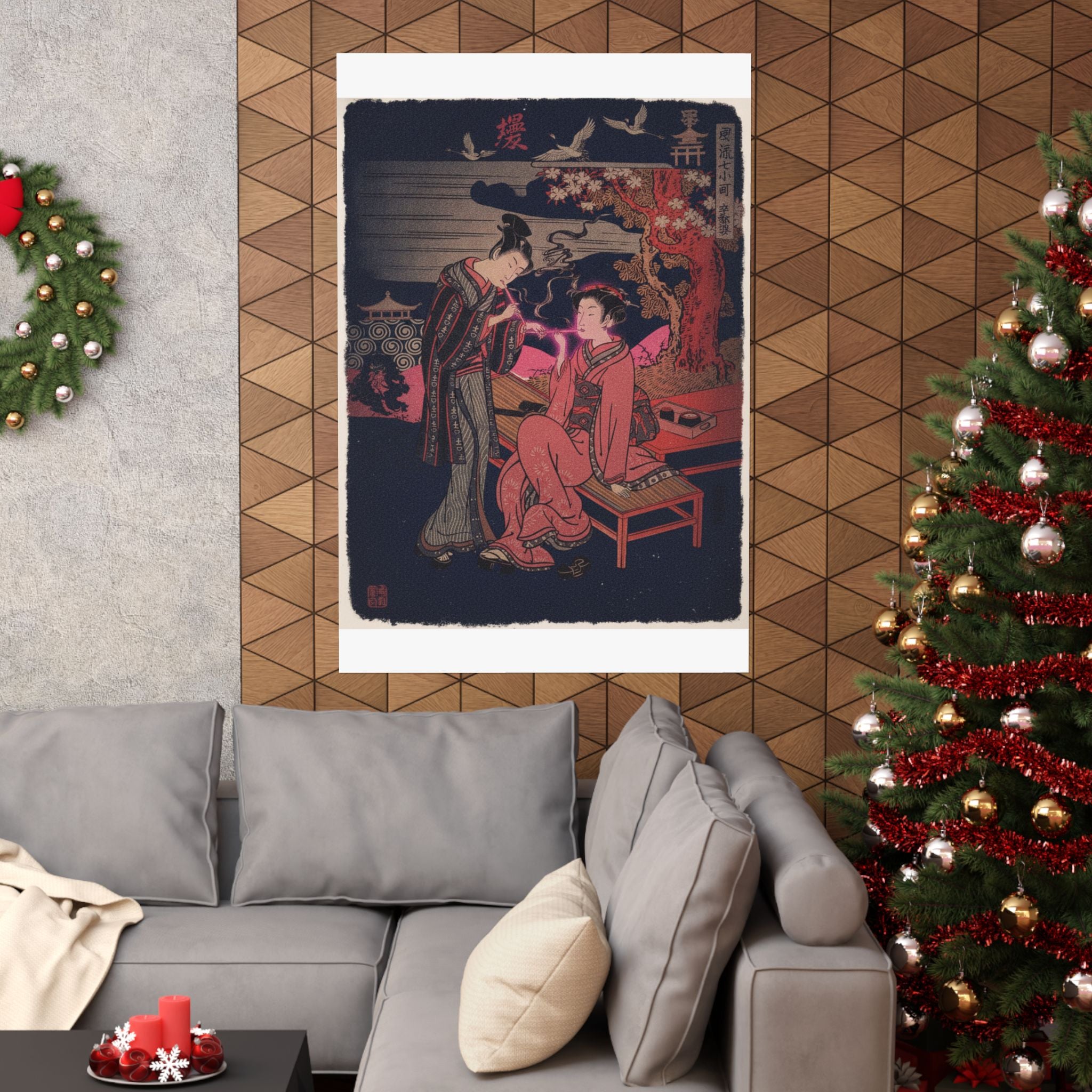 Japanese Street — Sotoba; One Of Seven Komachi — Matte Poster
