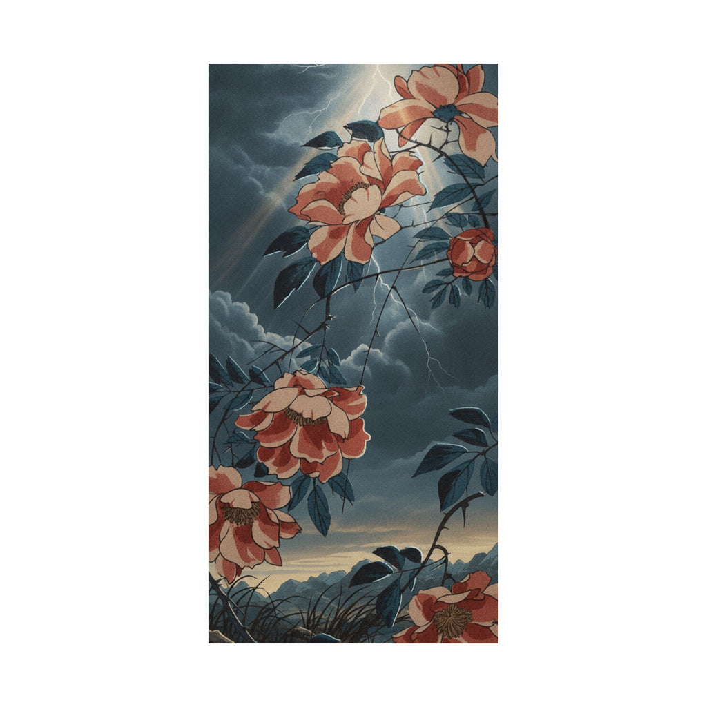 Dramatic Storm — Rose — Matte Poster