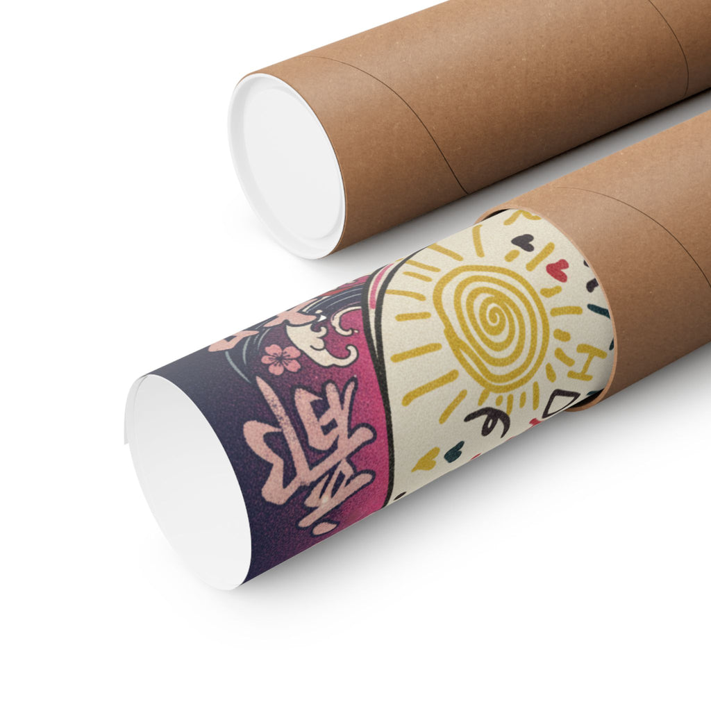 Japanese Street — Cake — Matte Poster