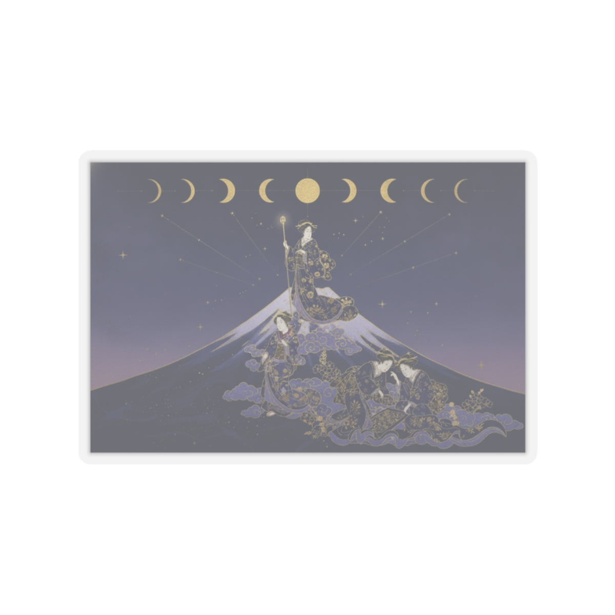 Celestial — Actors [Out Of Costume] Like Mount Fuji [Without Snow] In Summer (Yakusha Natsu  — Kiss-Cut Sticker