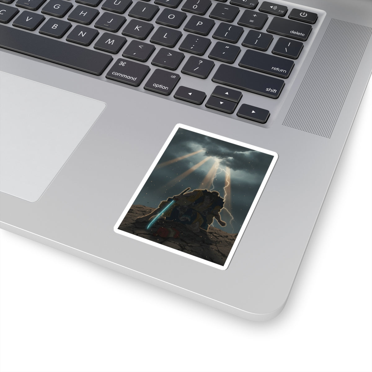 Dramatic Storm — “‘A Molted Cicada Shell’ (Utsusemi): Soga Gorō Tokimune,” From The Series Scenes — Kiss-Cut Sticker