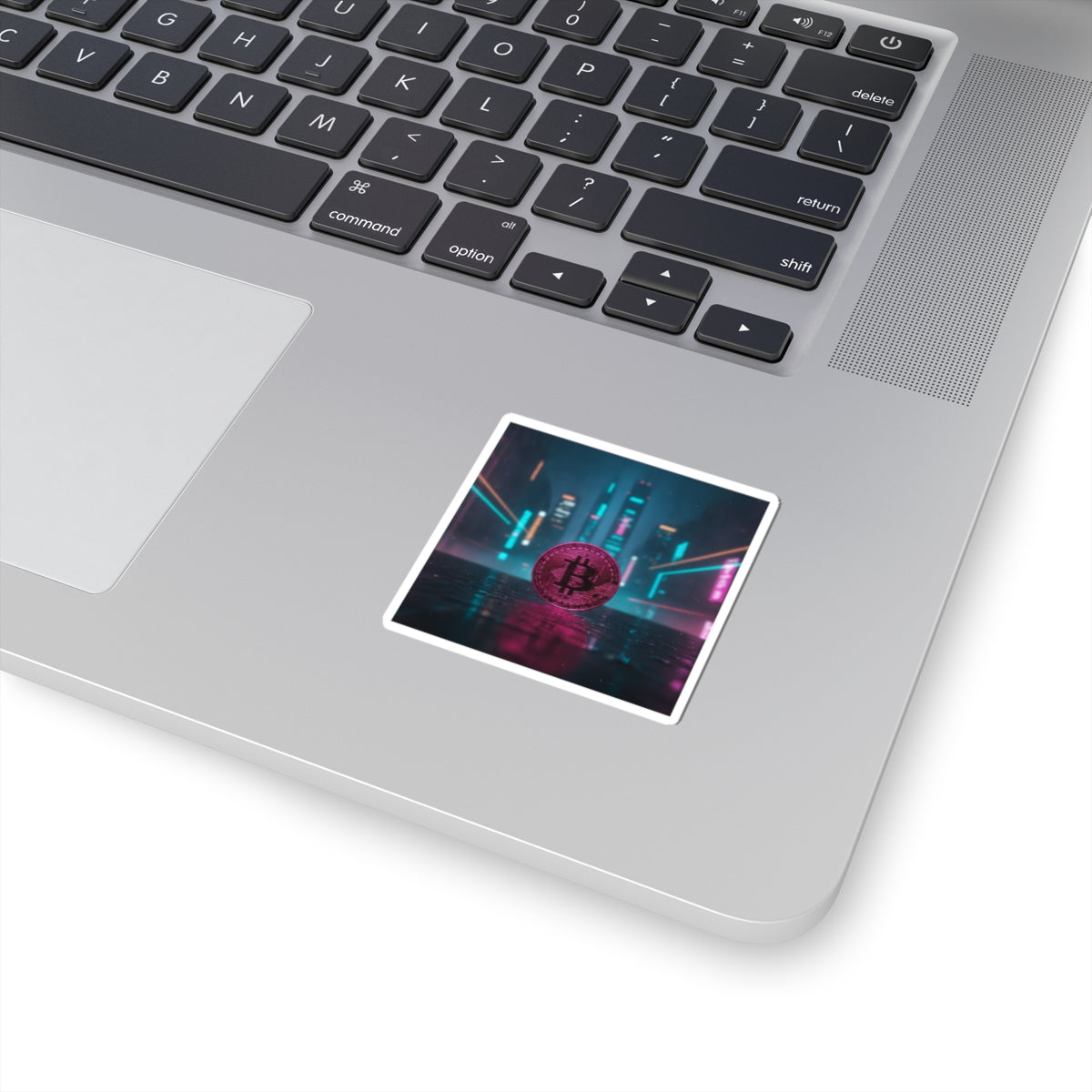 Neon Noir — Coin — Kiss-Cut Sticker