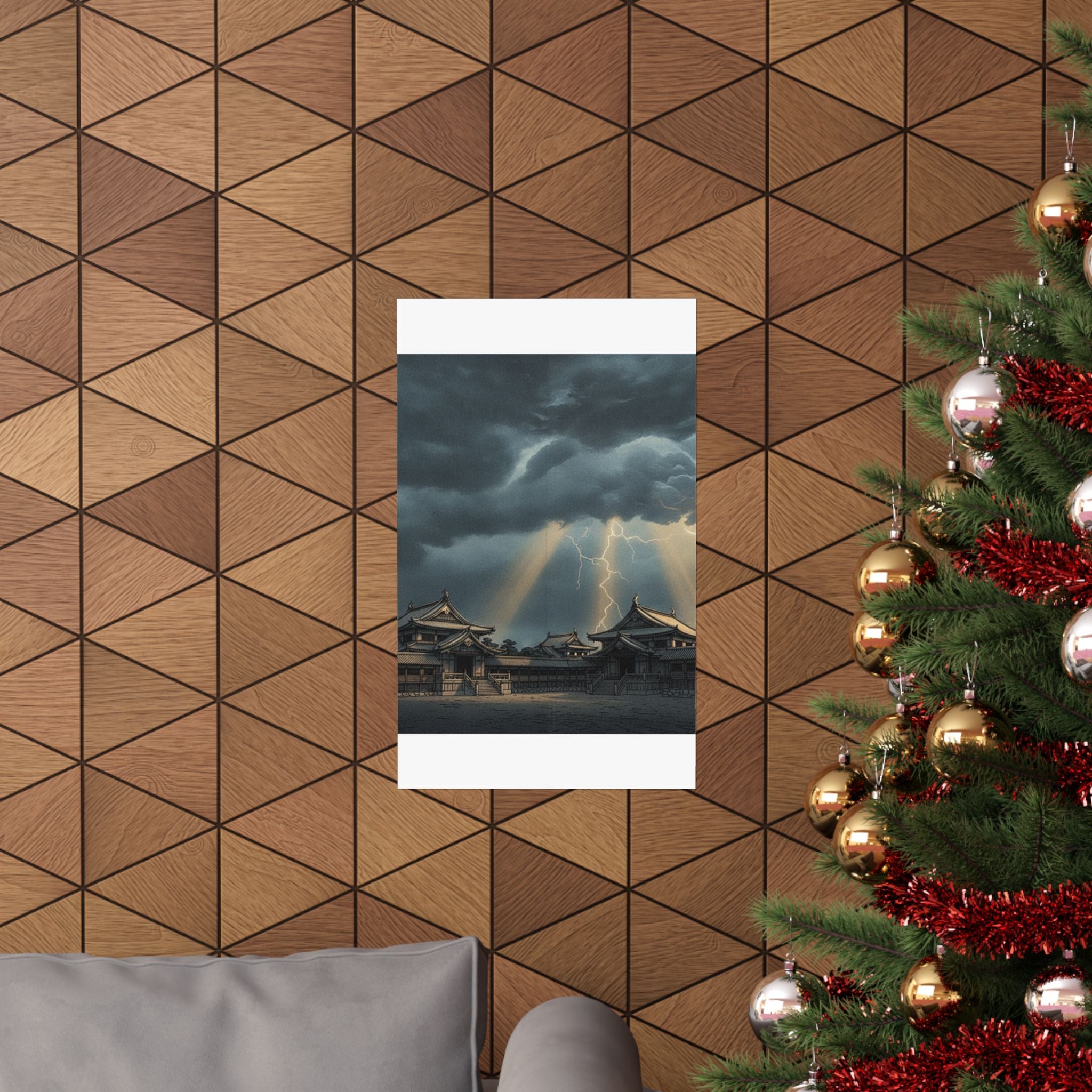 Dramatic Storm — The Inner Palace Of Chiyoda (Chiyoda No Ōoku) — Matte Poster