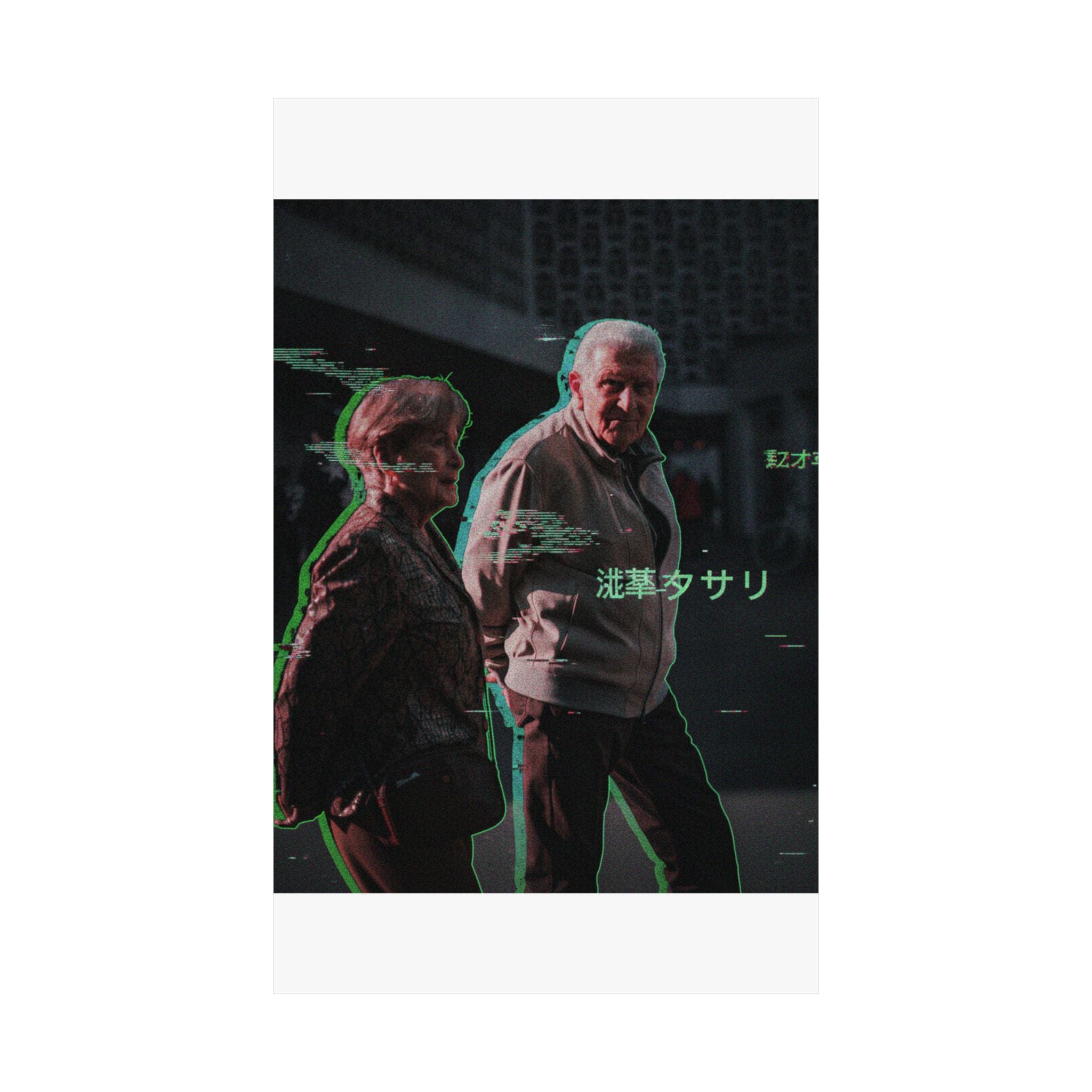 Glitch Culture — Person — Matte Poster