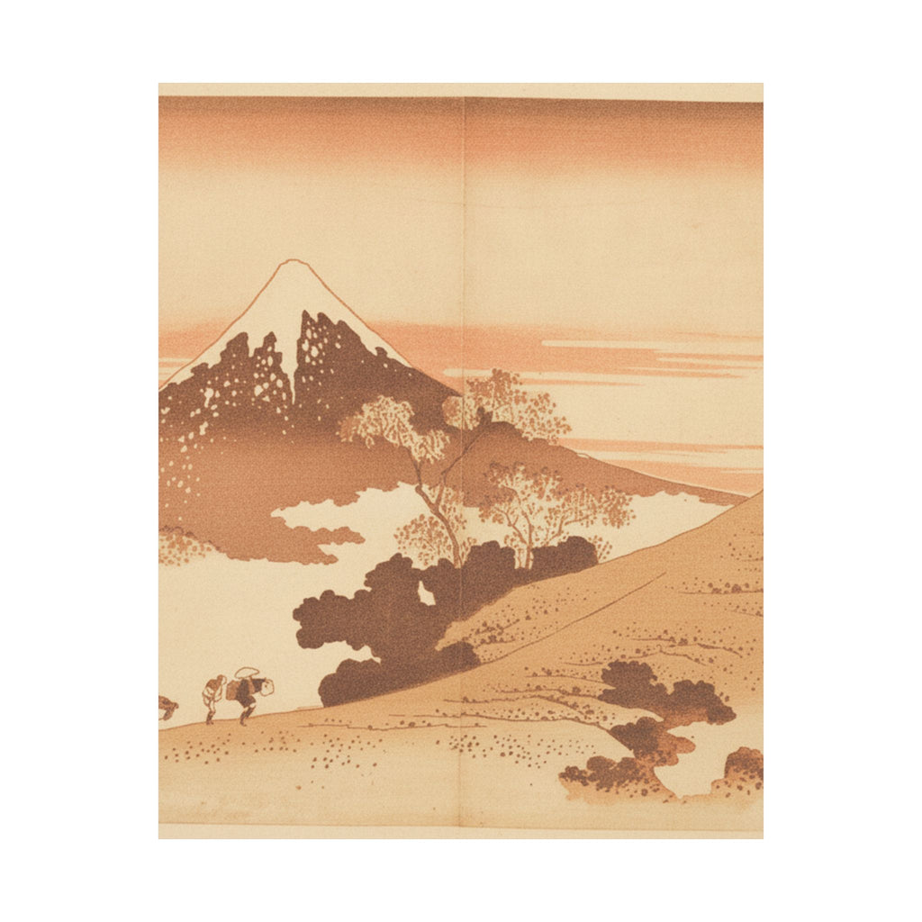 Southern Sunset — Fuji From Inume (?) Pass — Matte Poster