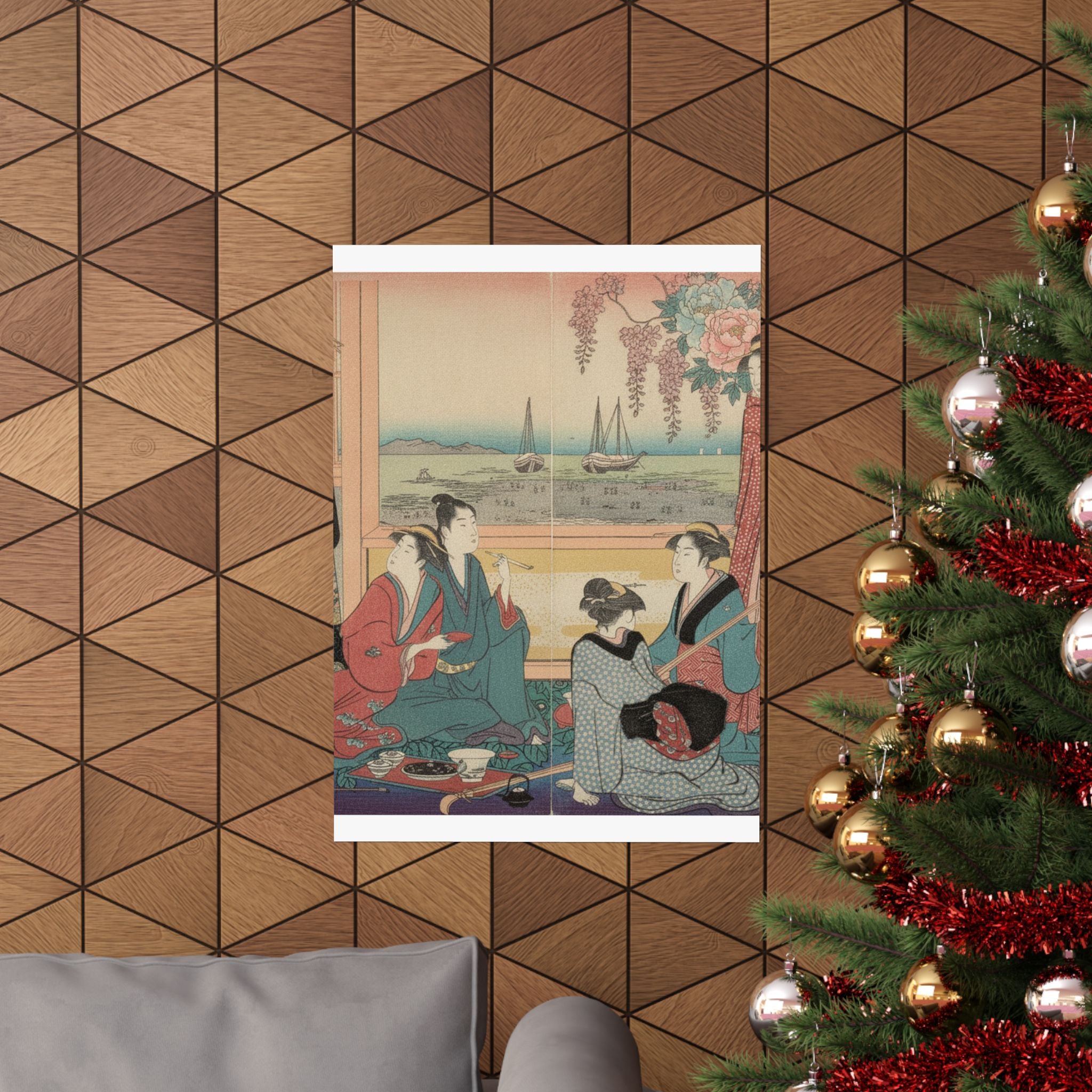 Affirmation — Teahouse In Shinagawa — Matte Poster