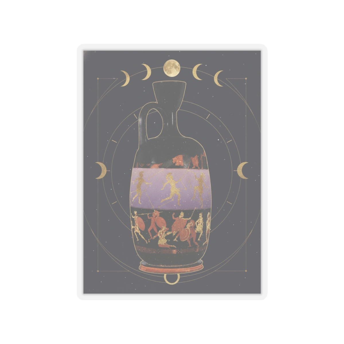 Celestial kiss-cut sticker — product view 5