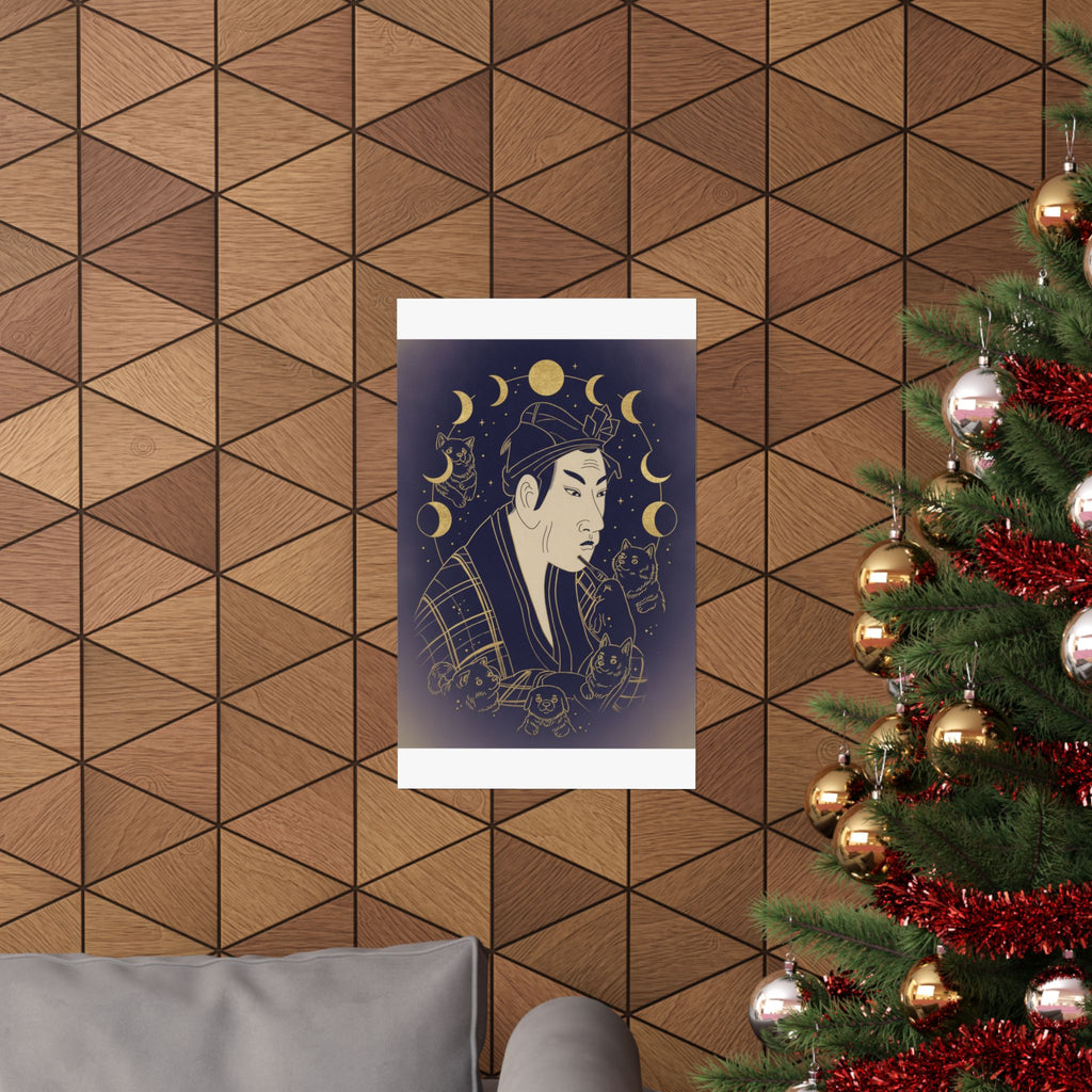 Celestial — The Actor Matsumoto Koshiro As Banzuin Chobei — Matte Poster