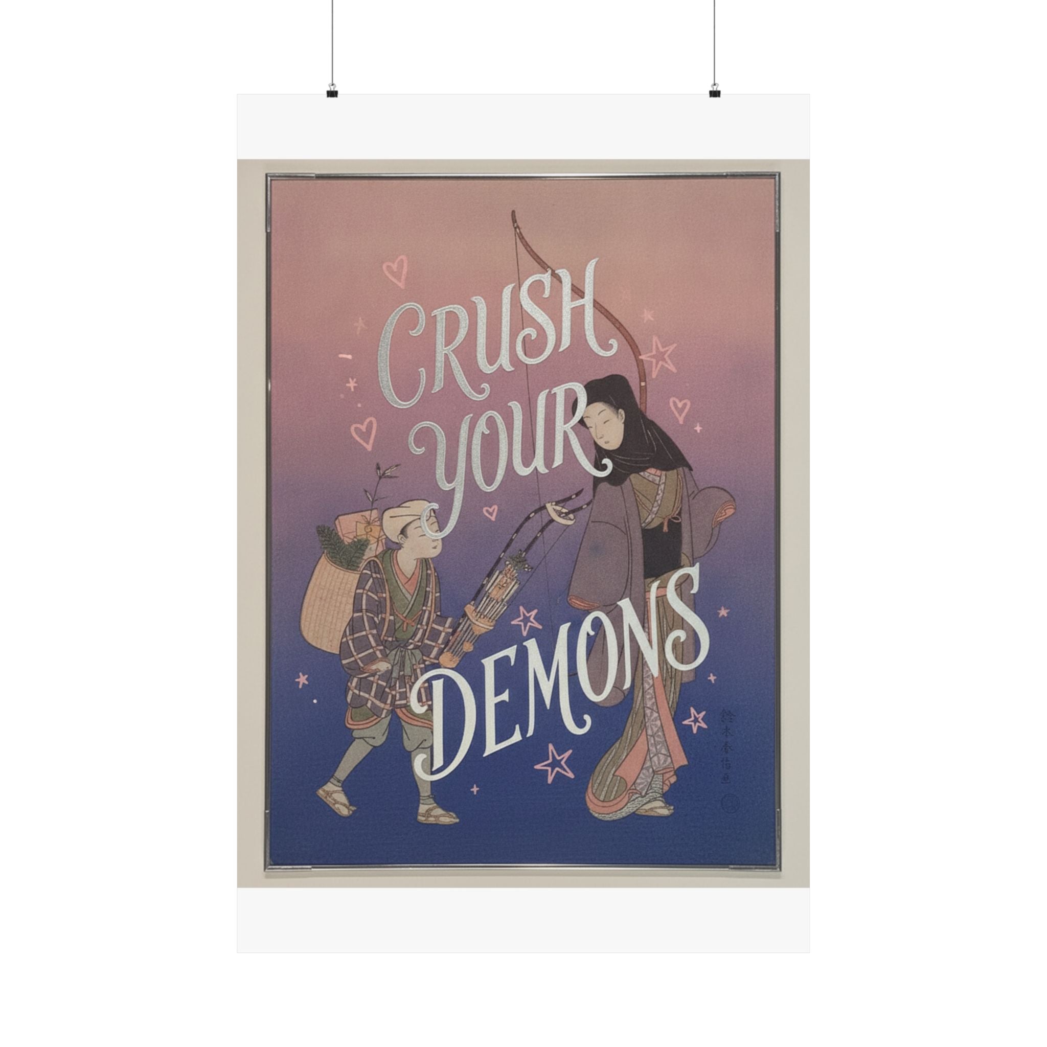 Affirmation — Demon-Crushing Bow — Matte Poster