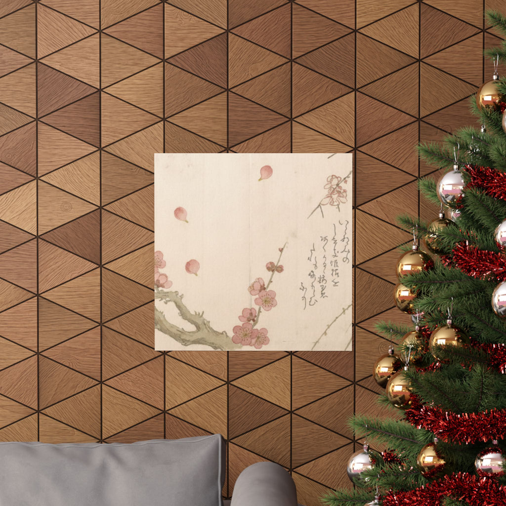 Botanical — Plum Blossom — Matte Poster