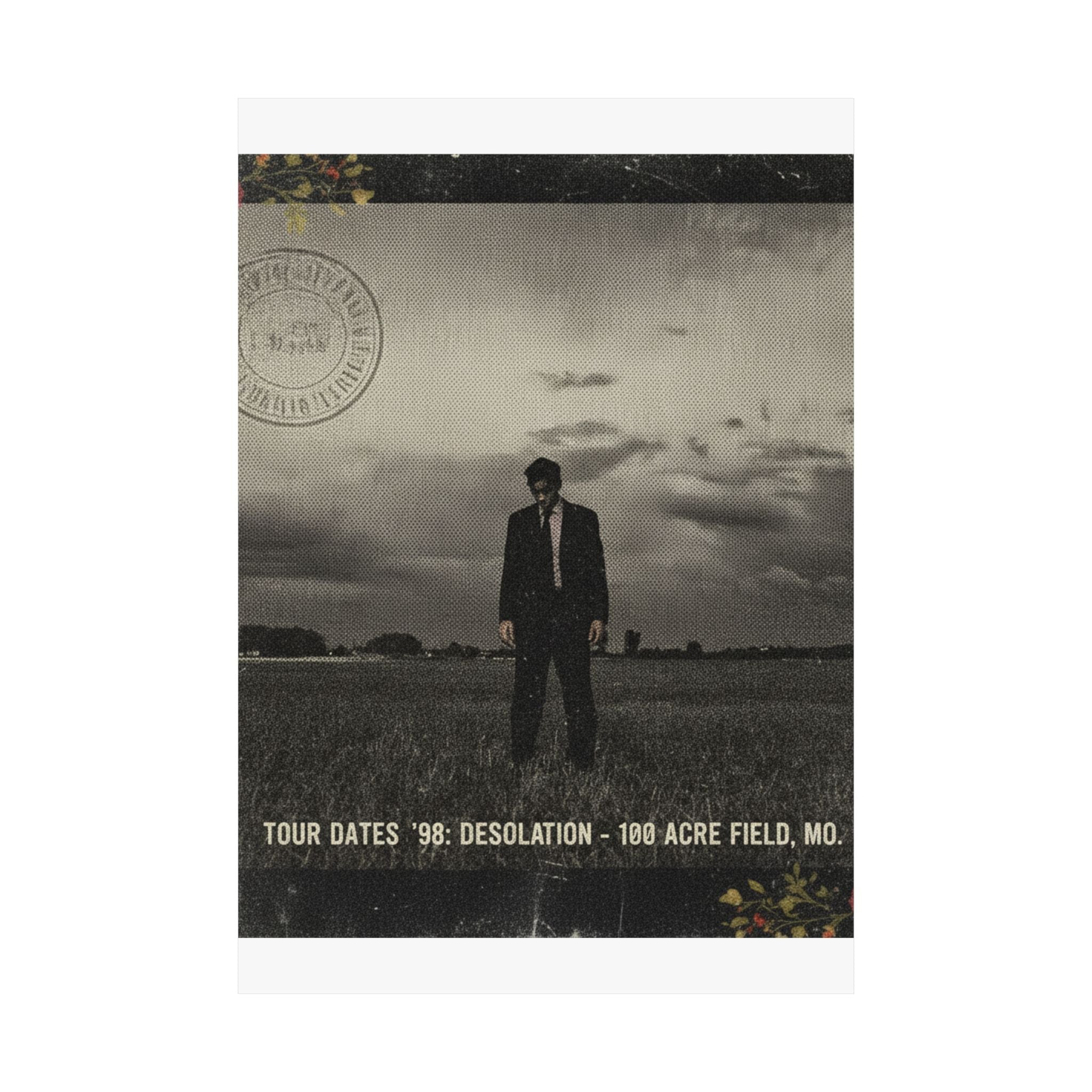Desolation '98 Tour Vintage Bootleg Field Poster