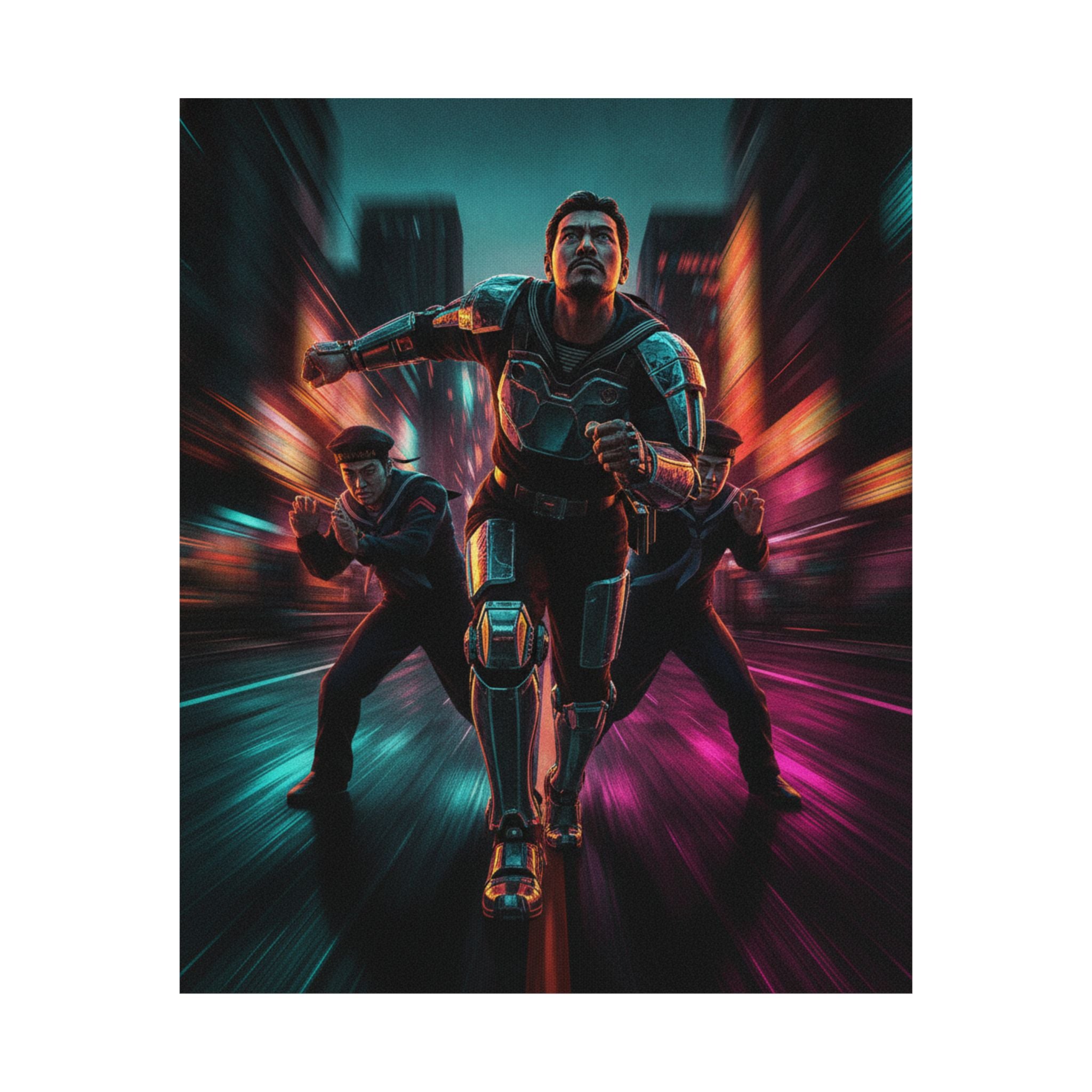 Fast Furious — Sailor Tanaka Ichitarō, From The Series Mirror Of Army And Navy Heroes — Matte Poster