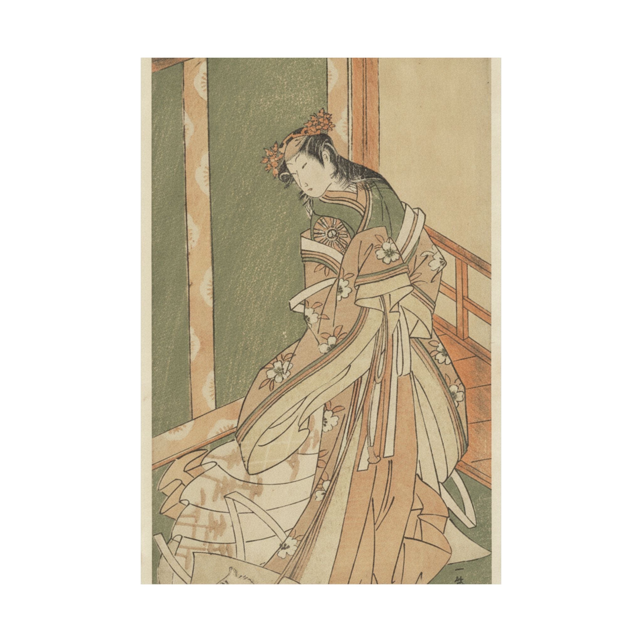 Botanical — The Third Princess (Onna San No Miya) — Matte Poster
