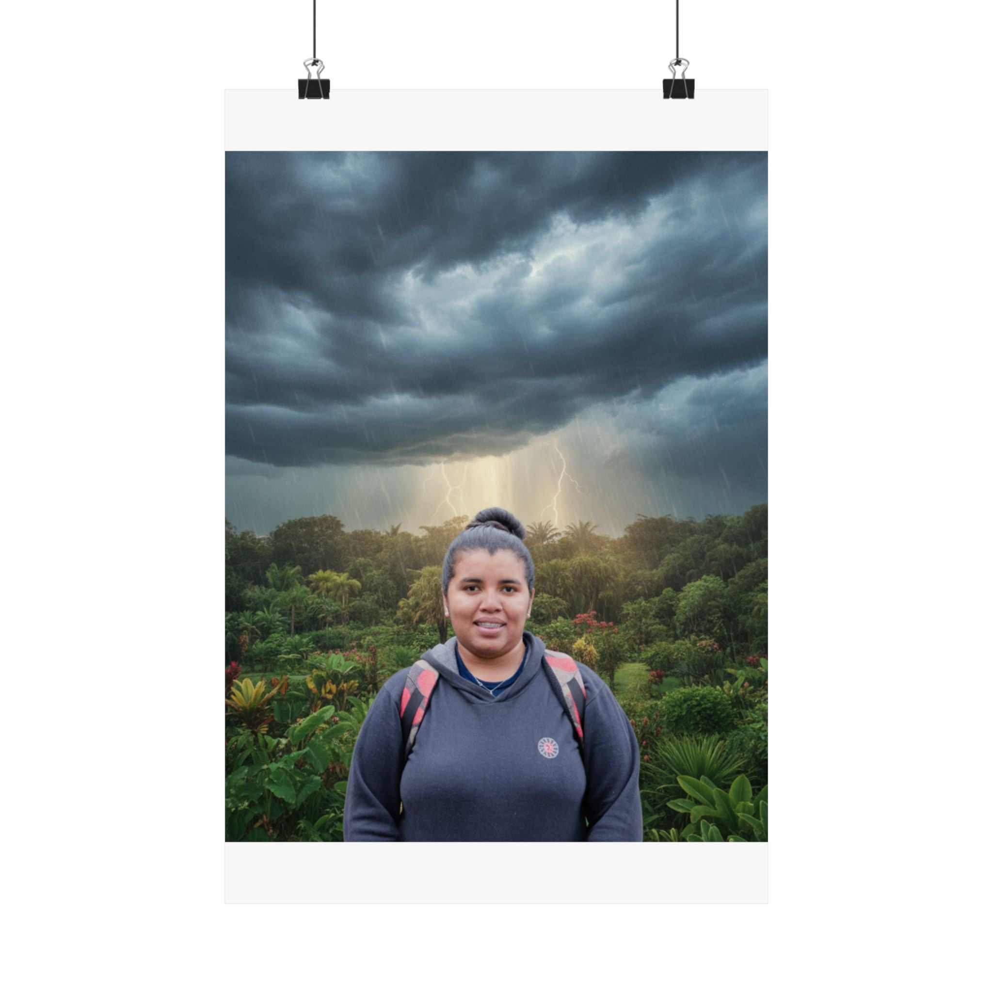 Dramatic Storm art print — product view 4