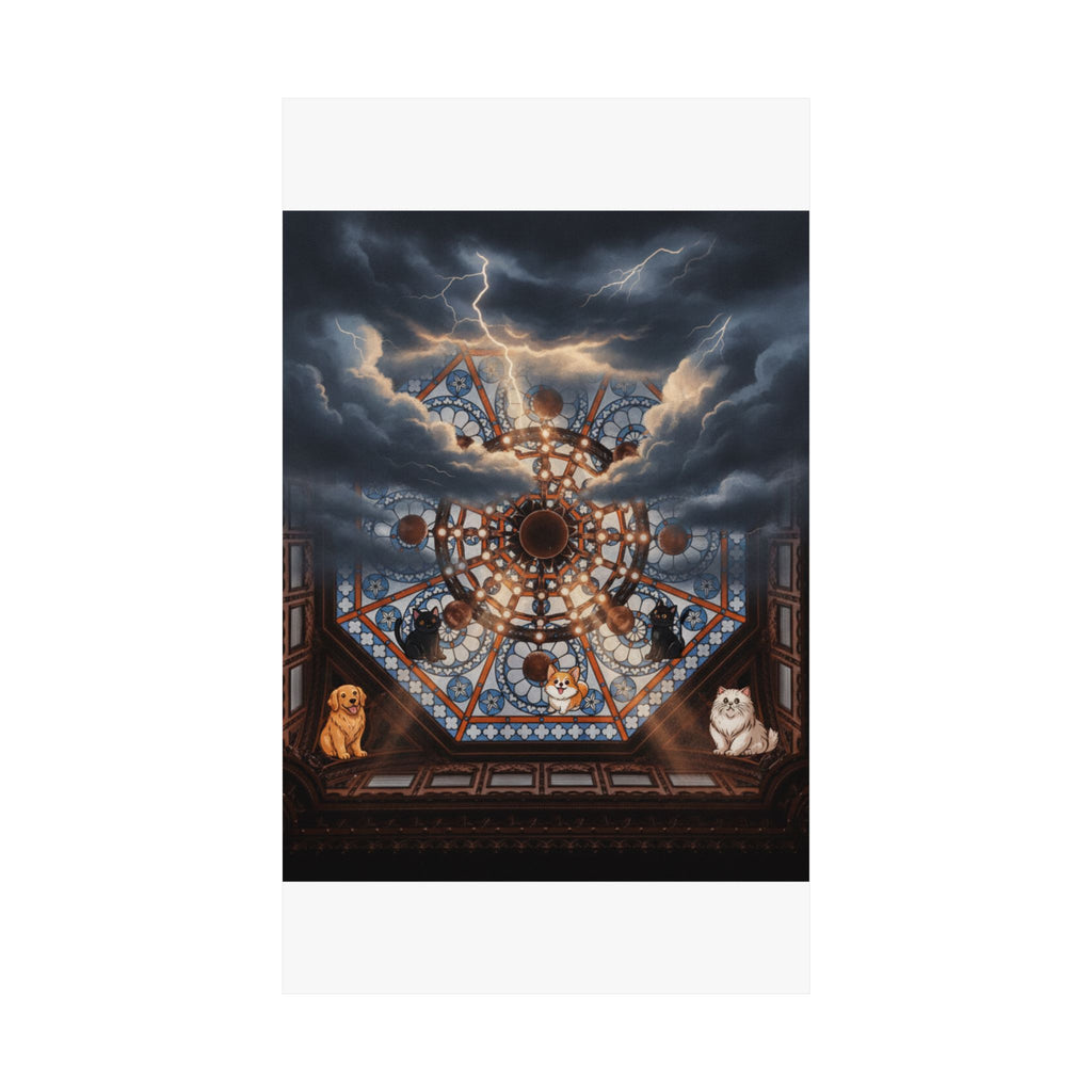 Dramatic Storm — Ceiling — Matte Poster