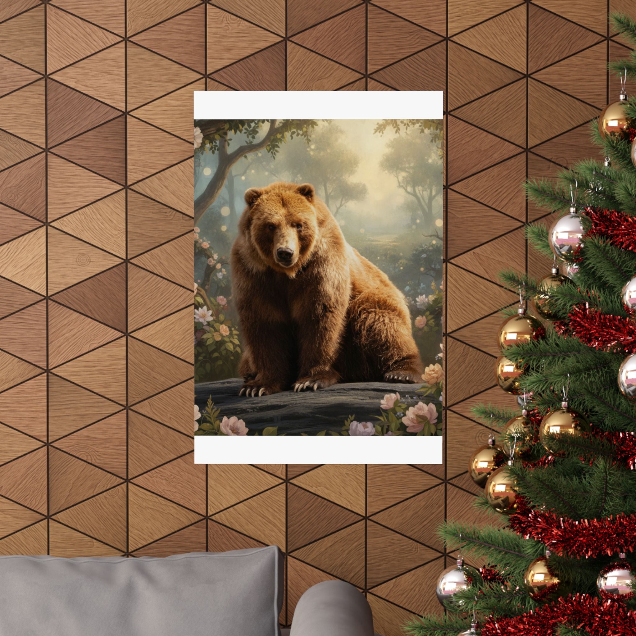 Scenic Nature — Bear — Matte Poster