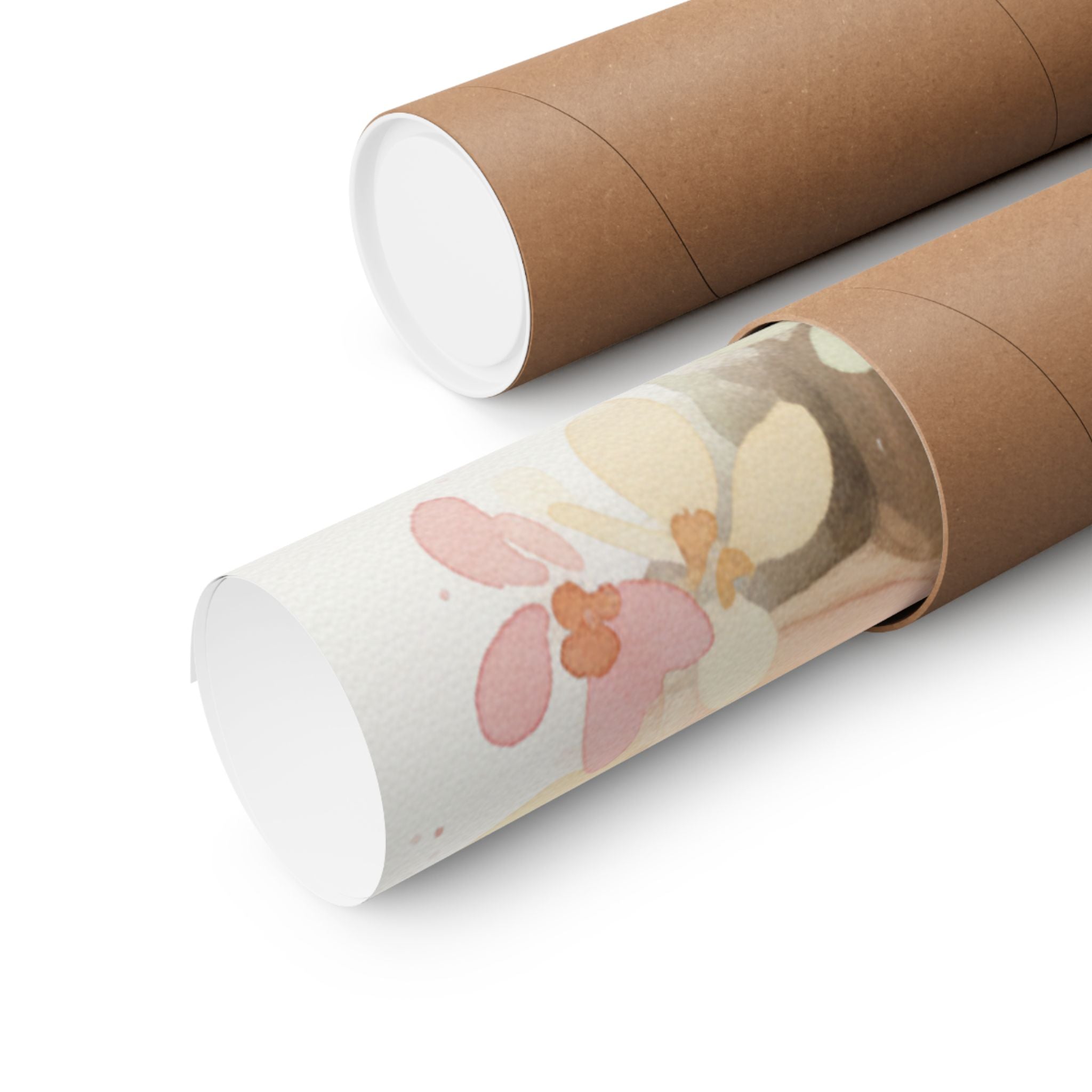 Watercolor — Candle — Matte Poster