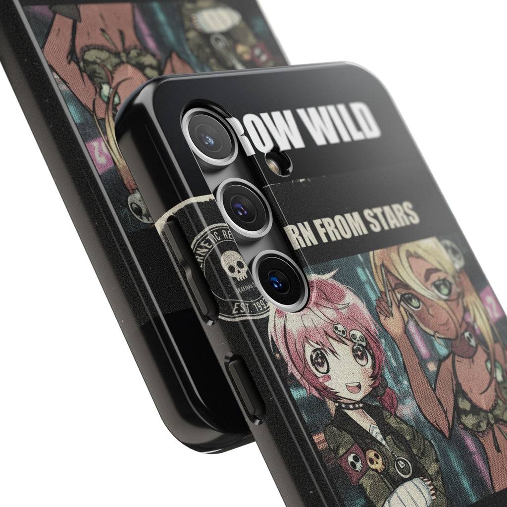 Neon Rain Osaka Nights Anime Tour Poster Phone Case
