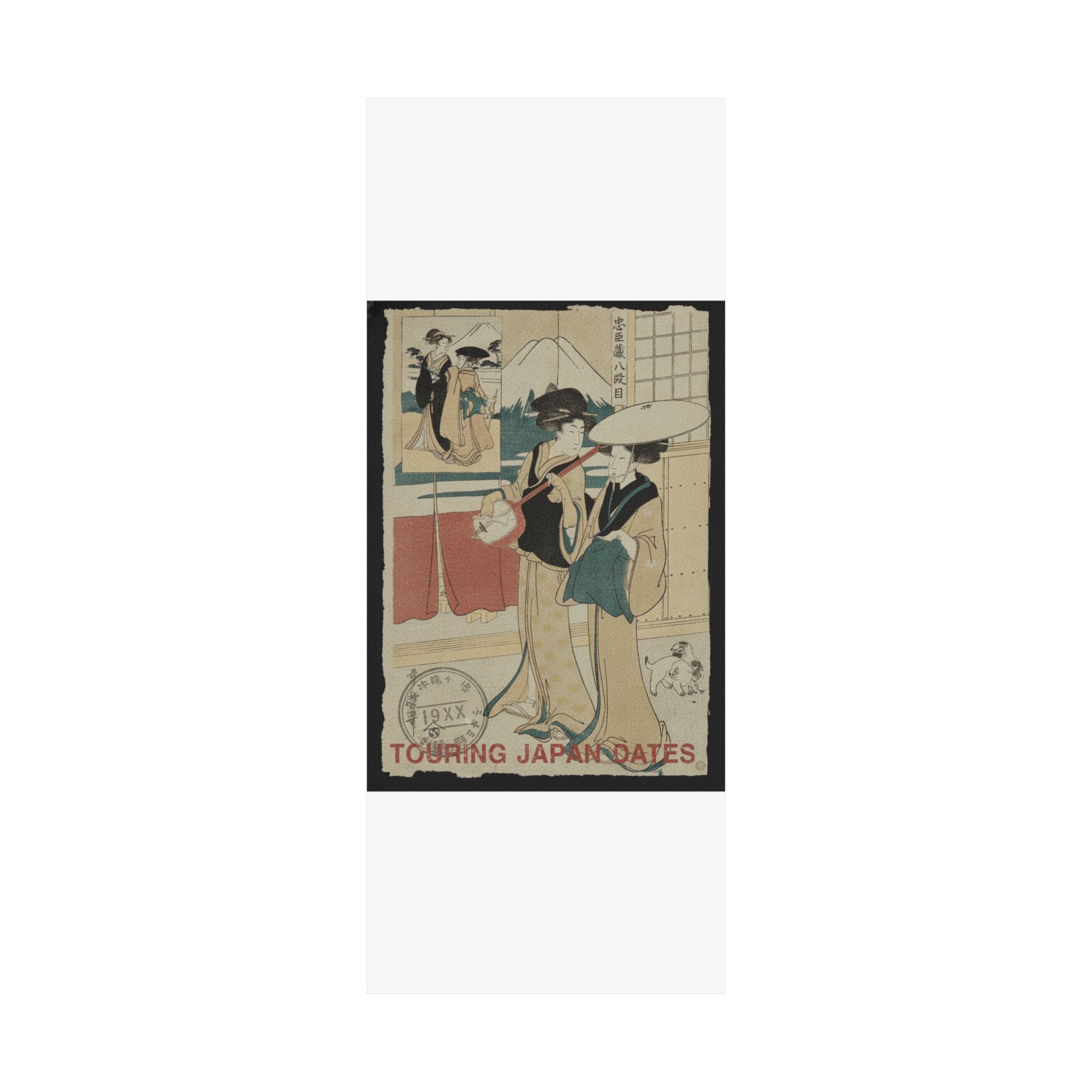 Vintage Bootleg — Two Tori-Oi, Or Itinerant Women Musicians Of The Eta Class — Matte Poster