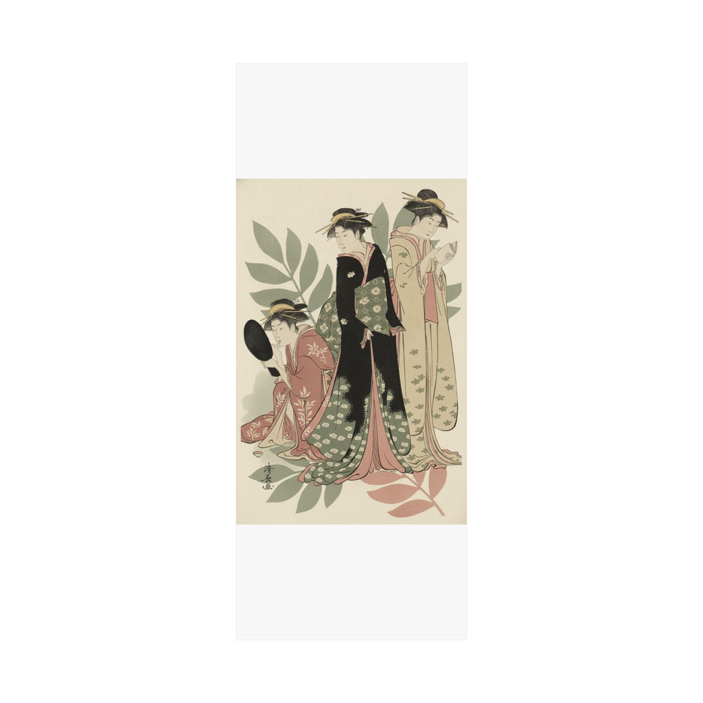 Botanical — Three Geishas Of Tachibana Street In Their Room — Matte Poster
