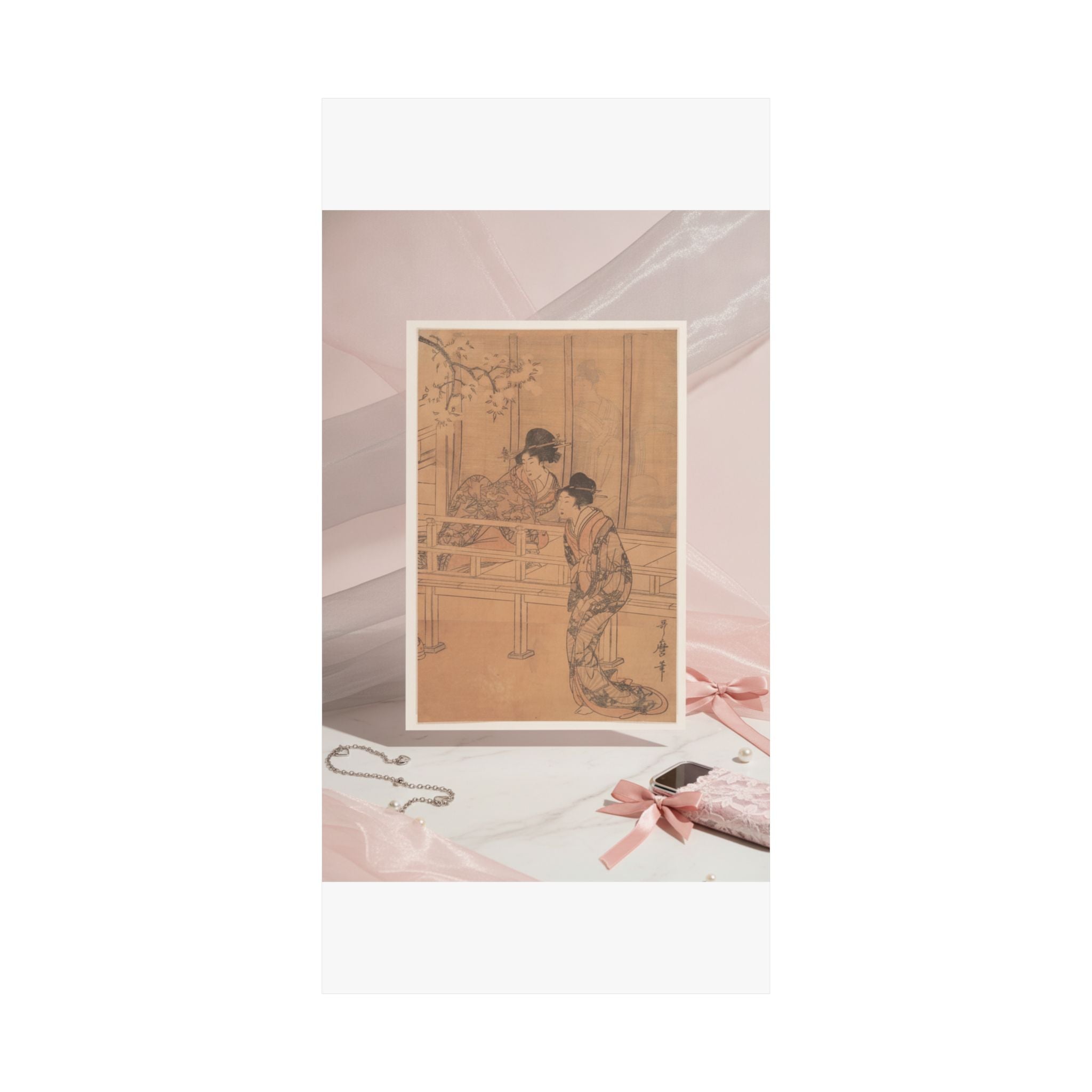 Product Marketing — The Lady Of Rokujo Being Visited By The Princess Aoi — Matte Poster