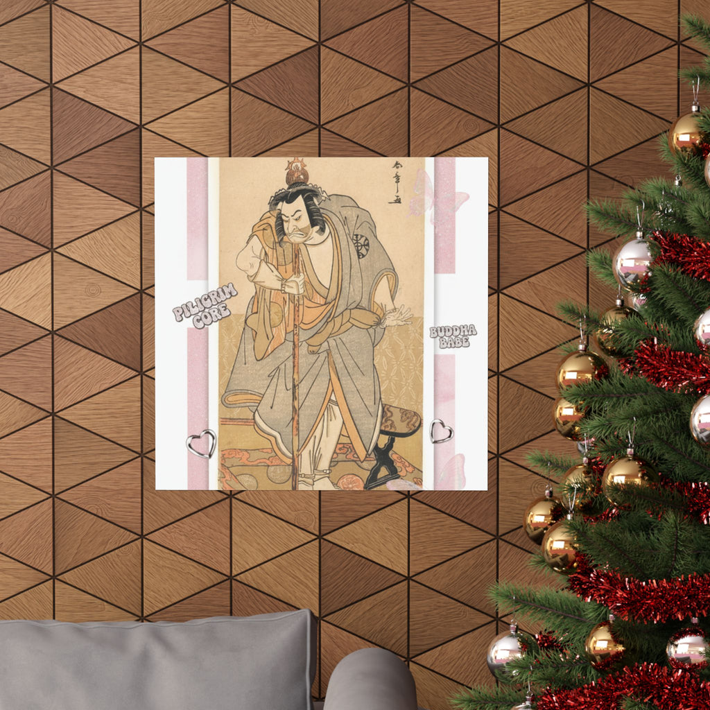 Ecommerce Main — The Actor Nakamura Nakazo As A Rokuju-Rokubu (Pilgrim To Buddhist Temple) — Matte Poster
