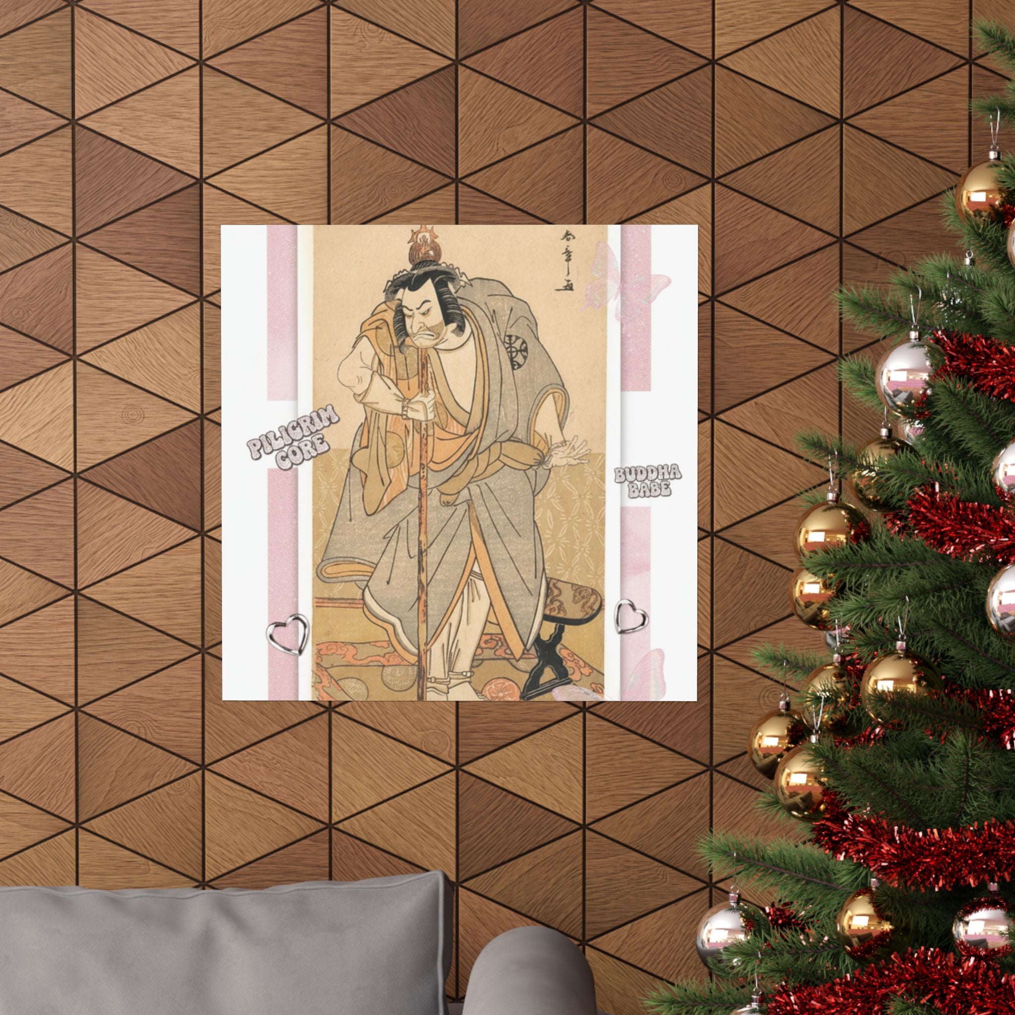 Ecommerce Main — The Actor Nakamura Nakazo As A Rokuju-Rokubu (Pilgrim To Buddhist Temple) — Matte Poster