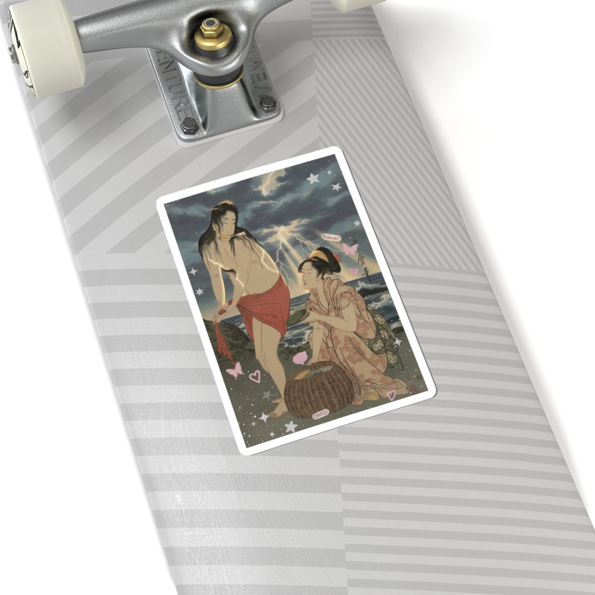 Dramatic Storm — Abalone Divers — Kiss-Cut Sticker