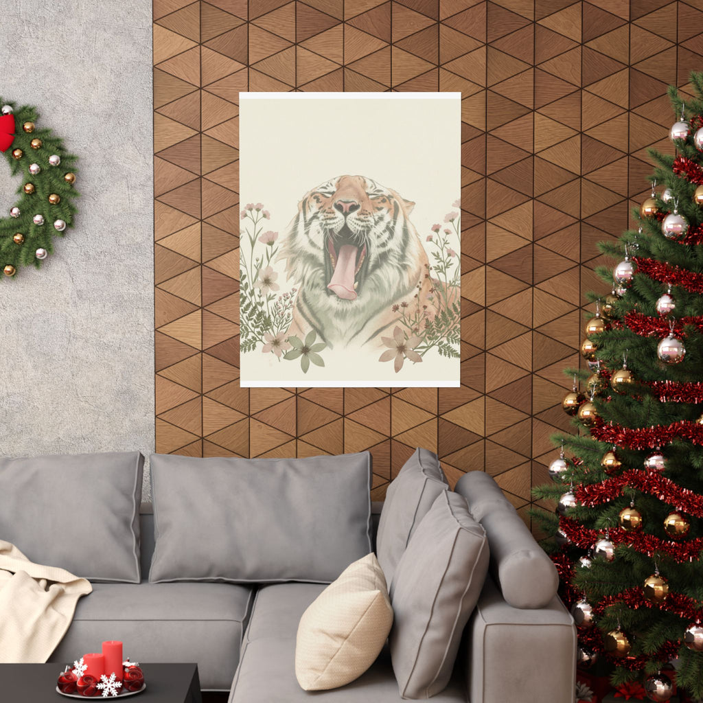 Botanical — Tiger — Matte Poster