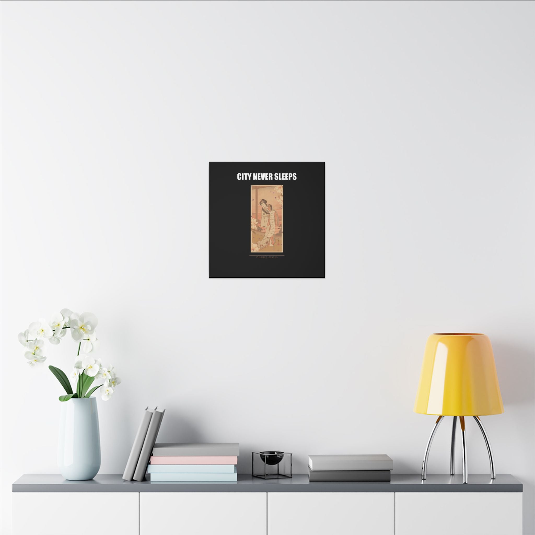 STREET CERTIFIED | The Second Yamashito Kinsaku As A Courtesan Standing In A Room — Matte Canvas