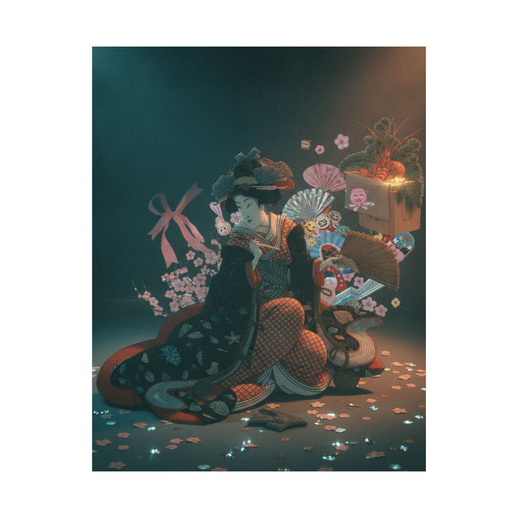 Cinematic — Courtesan And New Year Decoration — Matte Poster