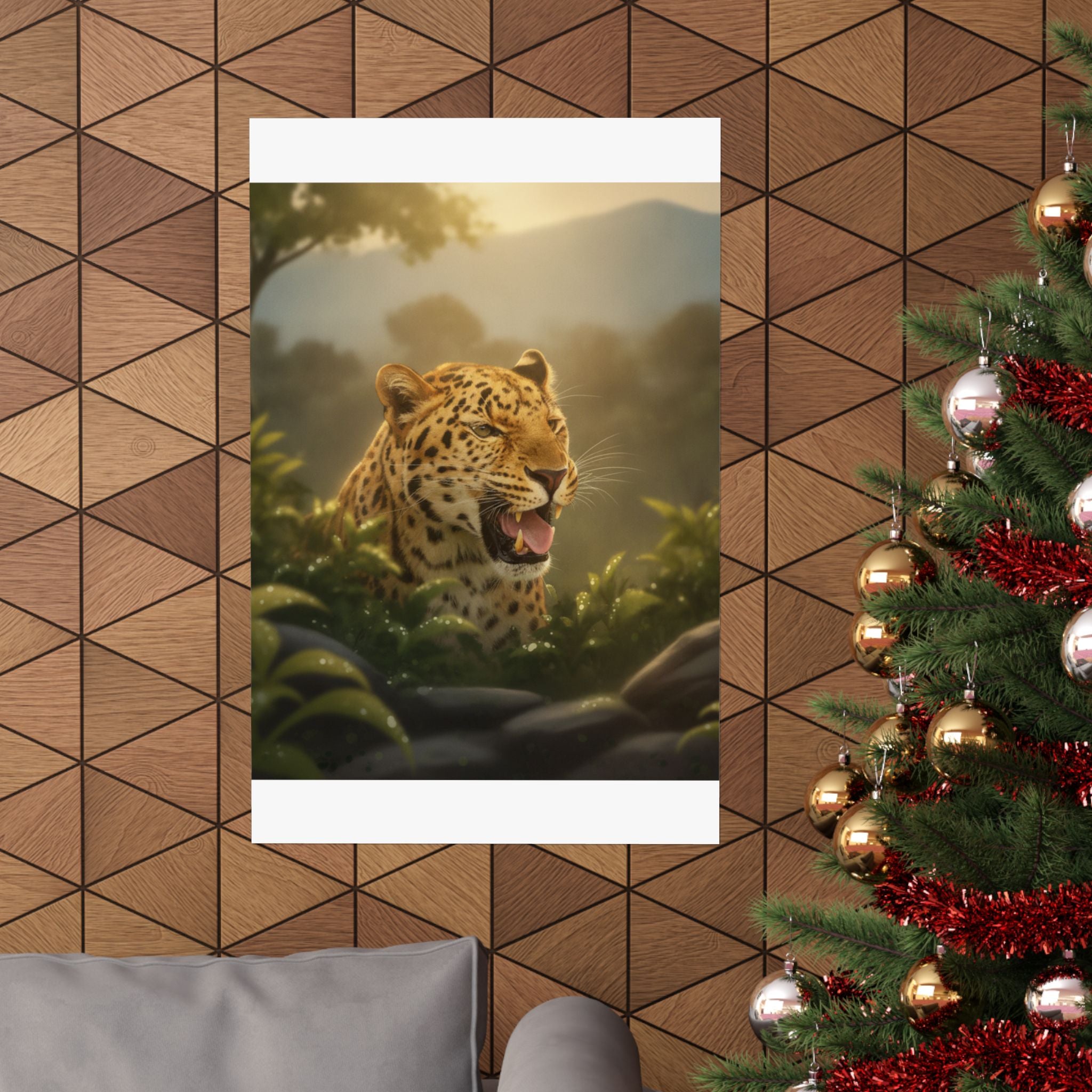 Scenic Nature — Leopard — Matte Poster