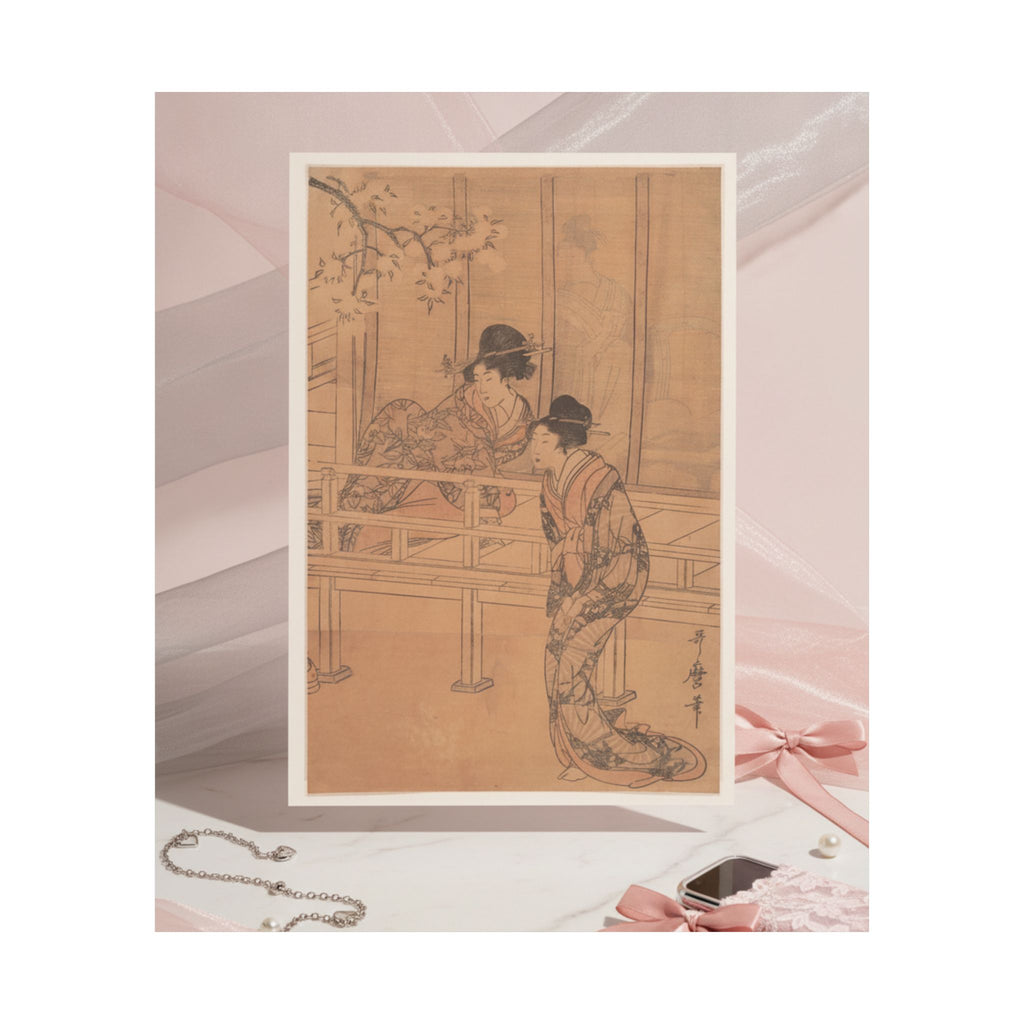 Product Marketing — The Lady Of Rokujo Being Visited By The Princess Aoi — Matte Poster