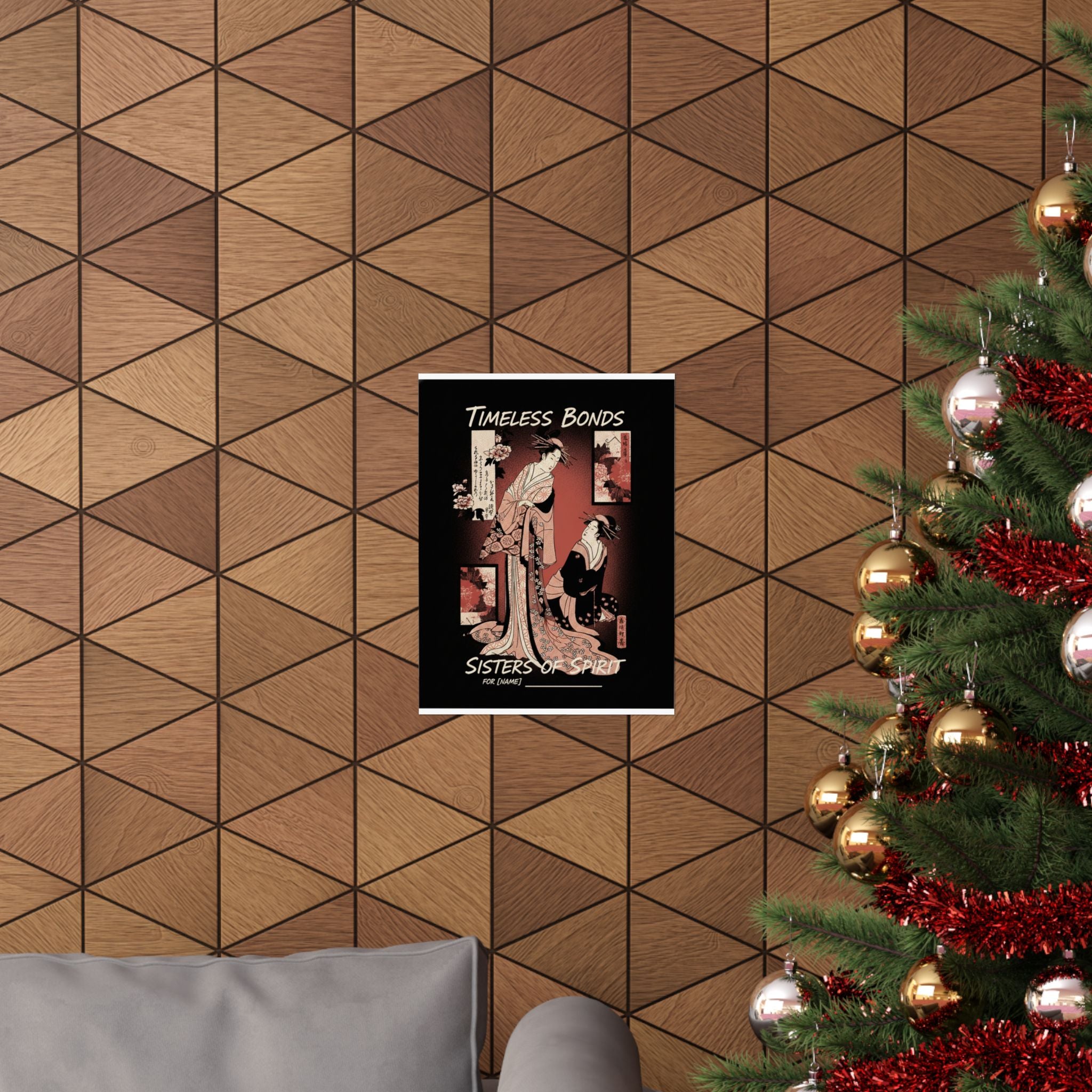 Streetwear Collage — Courtesan And Her Maid — Matte Poster